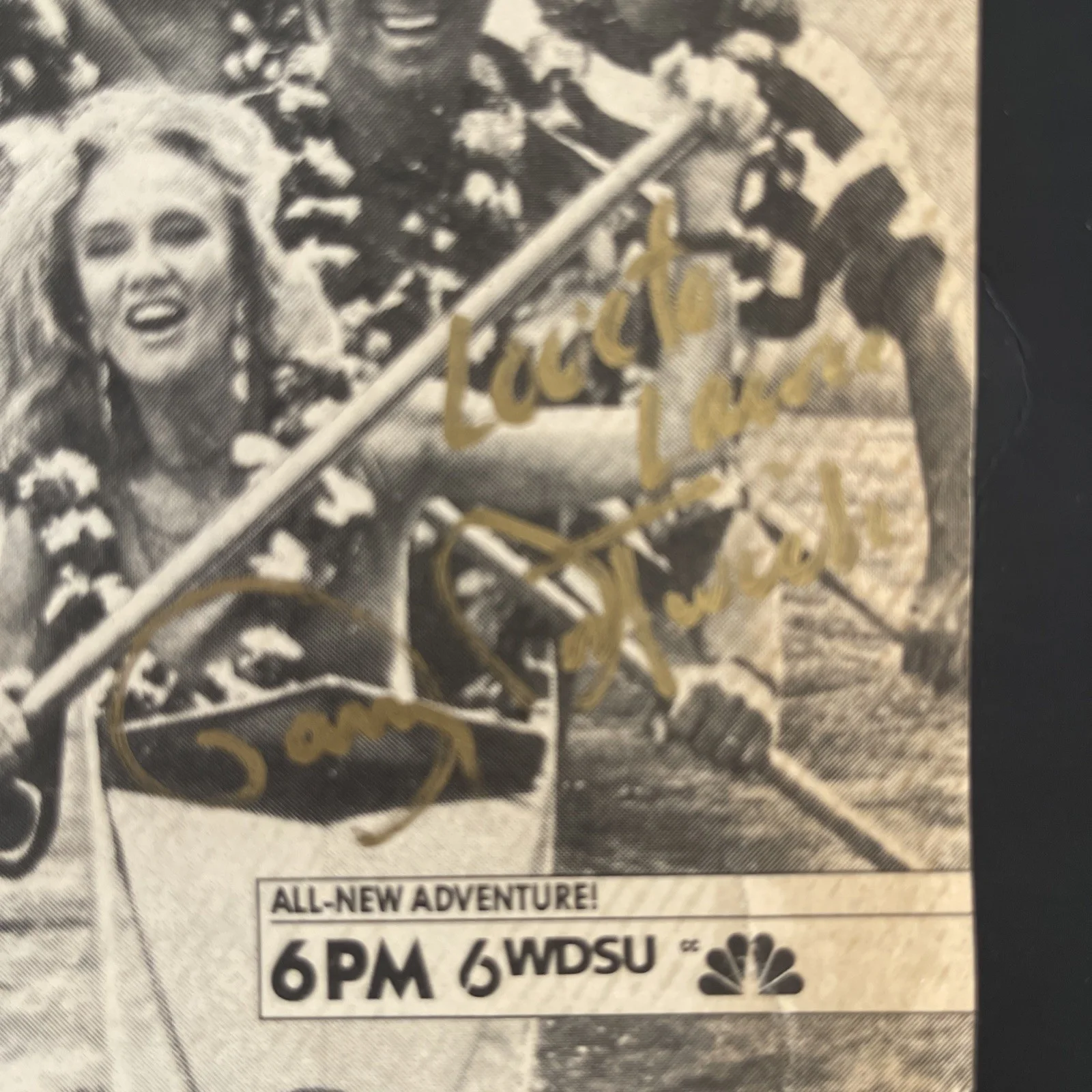 PARENT TRAP Disney Newspaper Ad: Hand Signed Celebrity Photo 5 x 7” / KSK, изображение 2