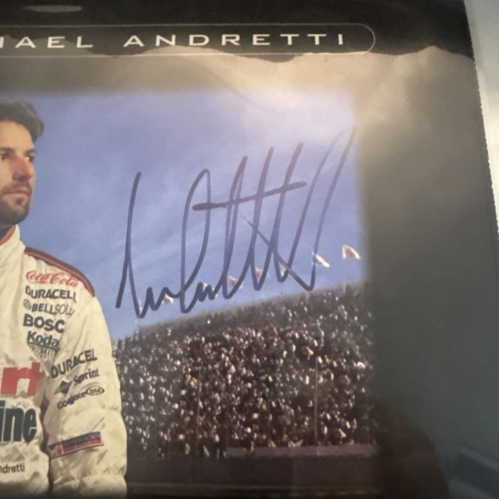 Michael Andretti — Michael Andretti Autographed Photograph, image 2