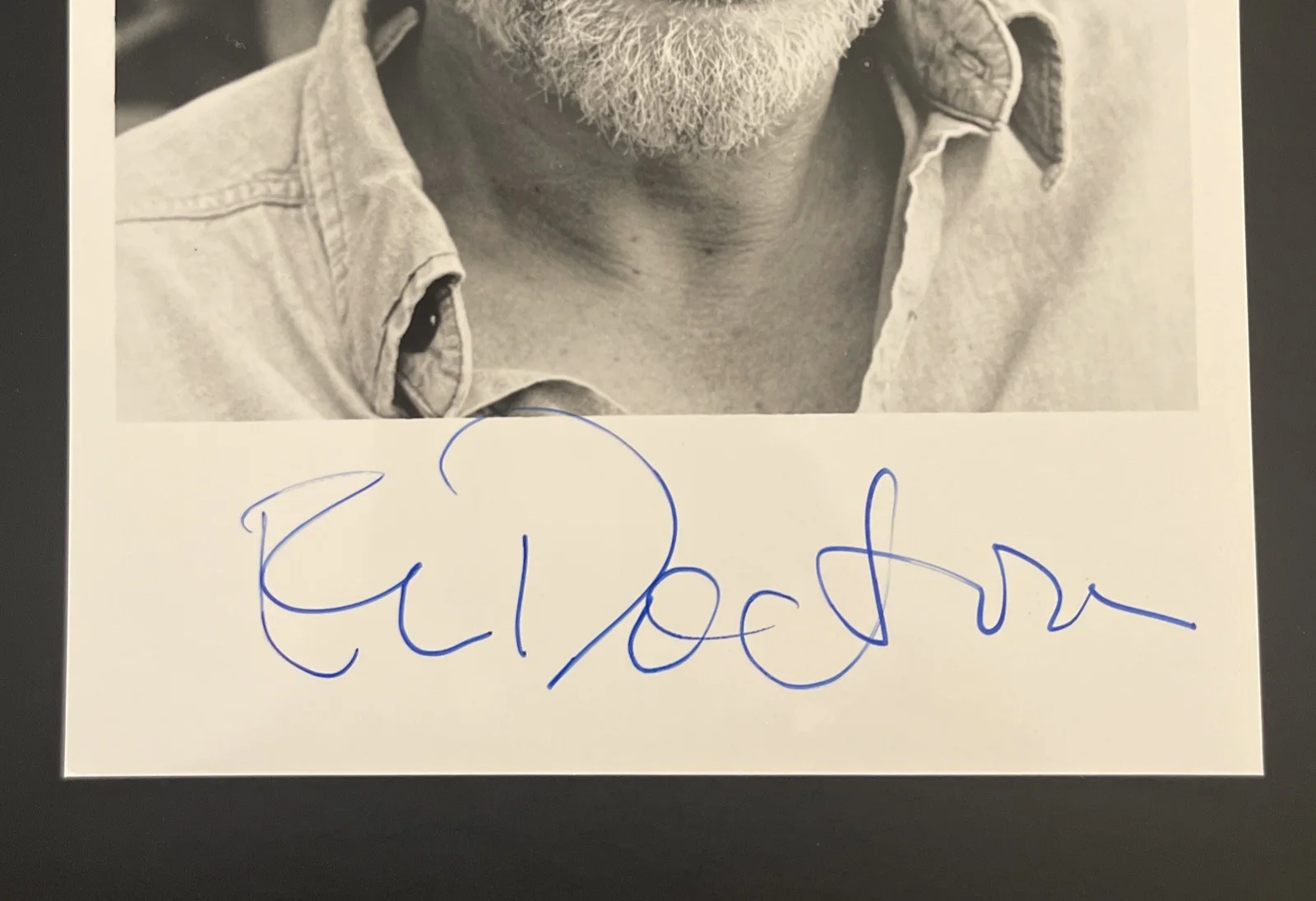 E. I. Doctorow Famous Novelist: Hand Signed OriginalCelebrity Photo 5 x 7” /KSK, изображение 2