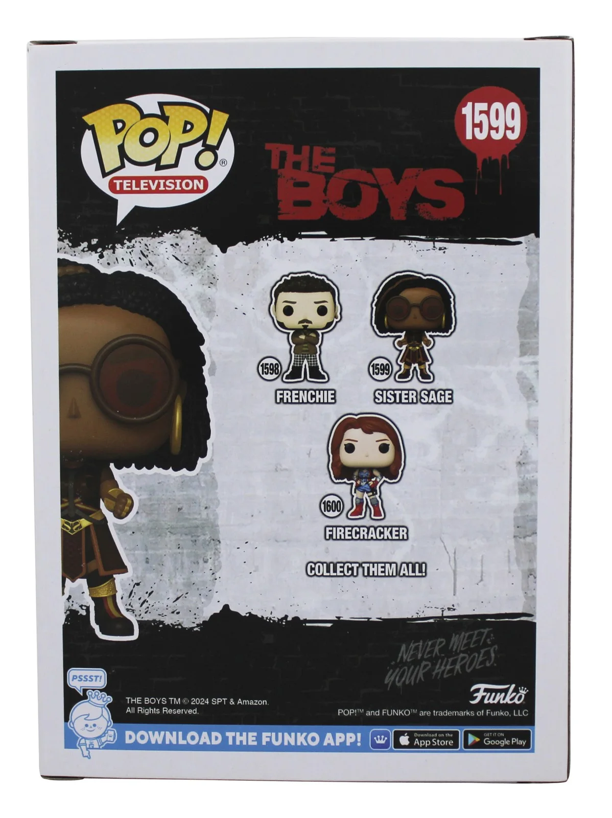 Susan Heyward — Susan Heyward The Boys Signed Sister Sage #1599 Funko Pop Figure JSA #AW31984, изображение 4