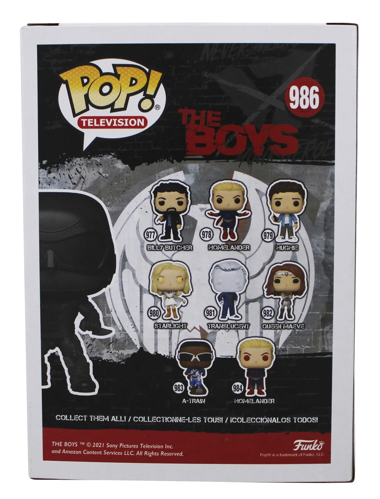 Nathan Mitchell — Nathan Mitchell The Boys "Black Noir" Signed #986 Funko Pop Figure JSA #AW31950, изображение 4