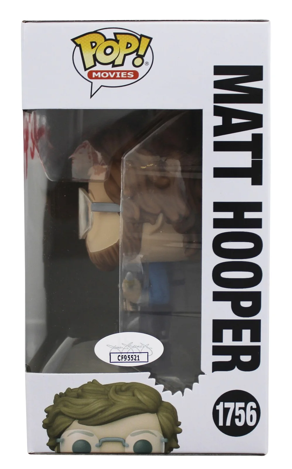 Richard Dreyfuss — Richard Dreyfuss Jaws Signed Matt Hooper #1756 Funko Pop Figure JSA #CF95521, image 3
