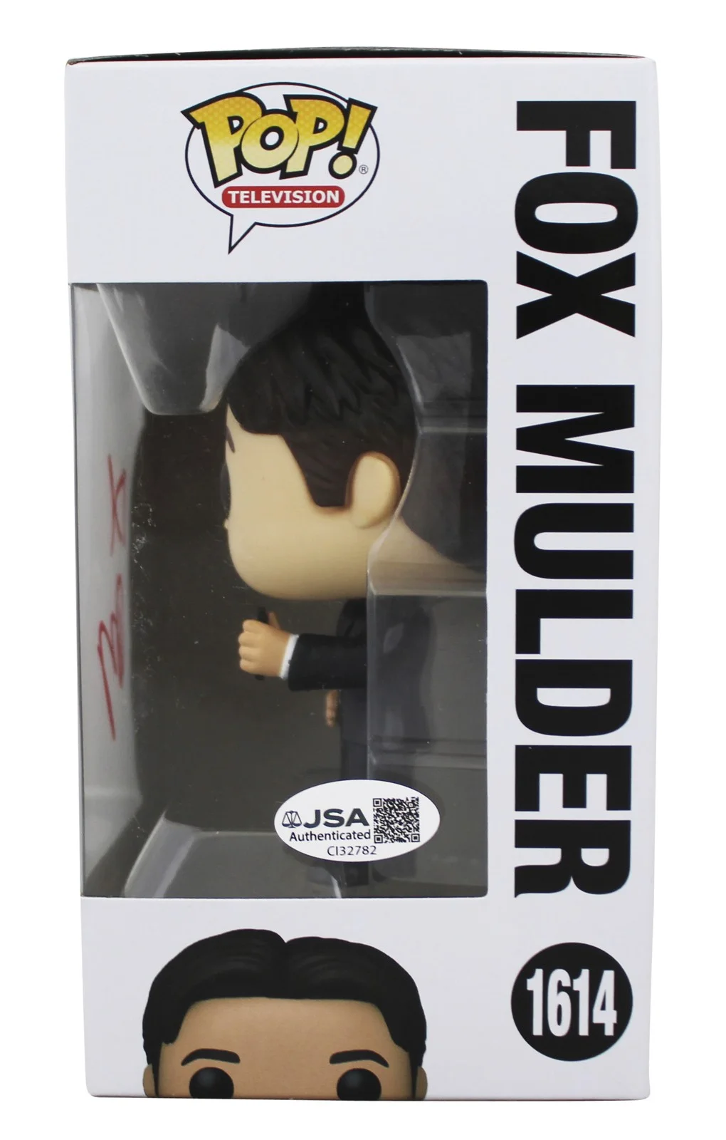 David Duchovny — David Duchovny The X-Files Signed Fox Mulder #1614 Funko Pop Figure JSA #CI32782, изображение 3