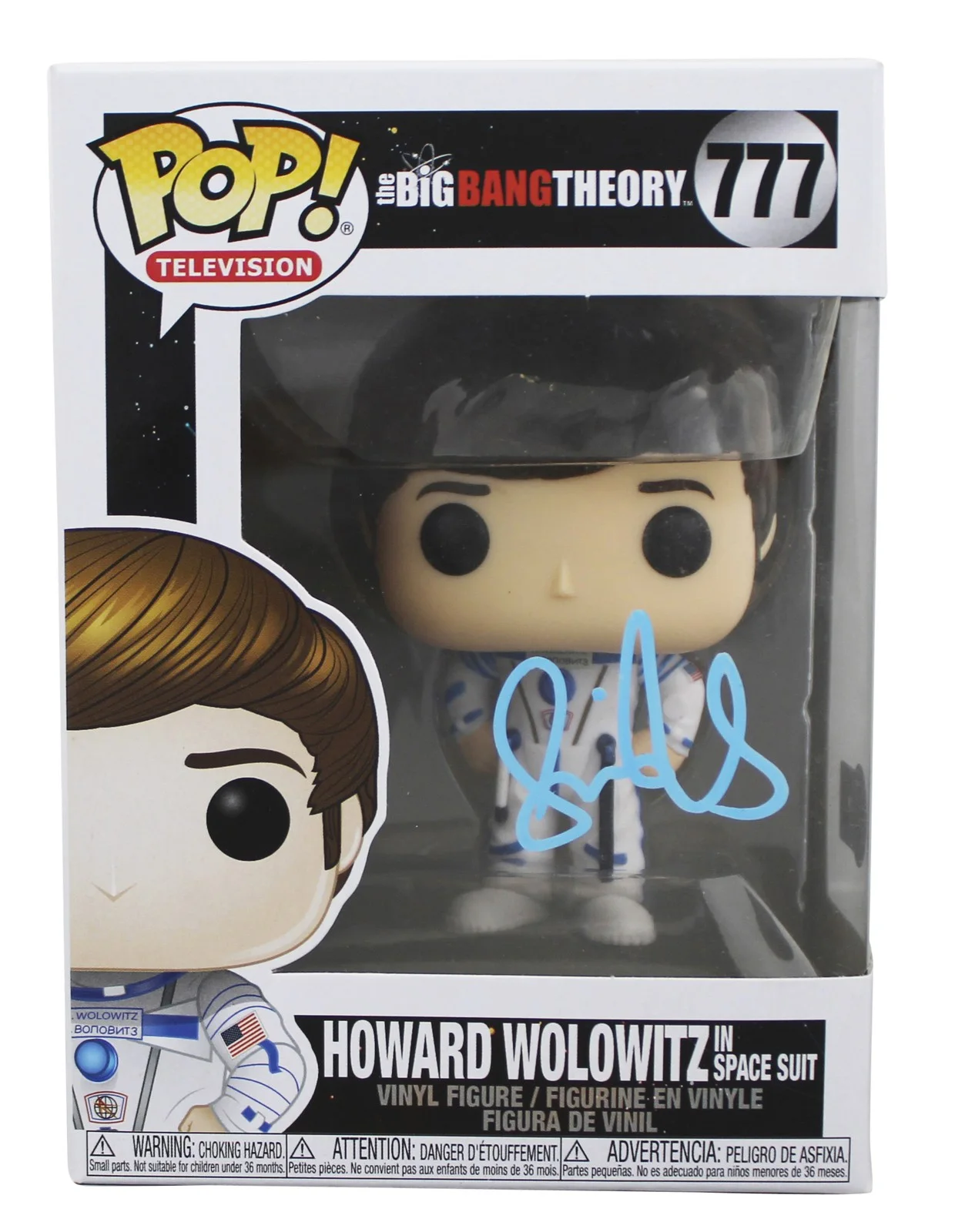 Simon Helberg — Simon Helberg Big Bang Theory Signed Howard #777 Funko Pop Figure BAS #BQ56214