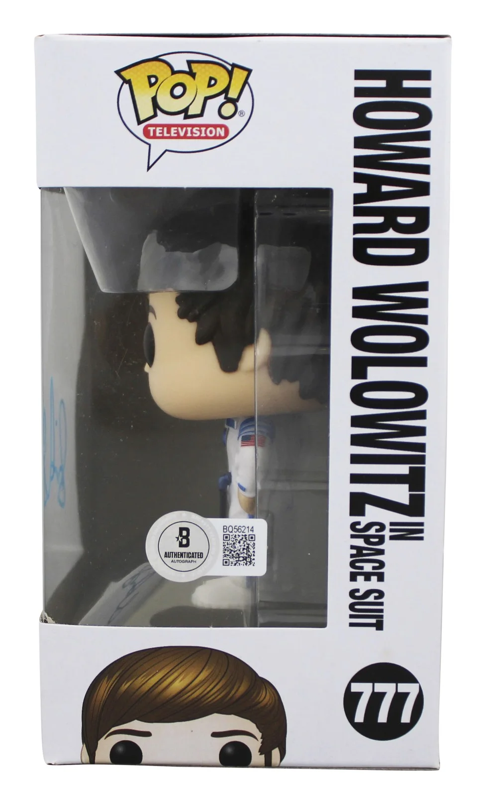 Simon Helberg — Simon Helberg Big Bang Theory Signed Howard #777 Funko Pop Figure BAS #BQ56214, image 3