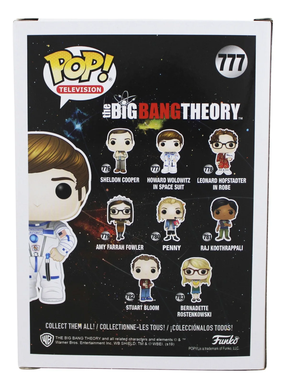 Simon Helberg — Simon Helberg Big Bang Theory Signed Howard #777 Funko Pop Figure BAS #BQ56214, image 4