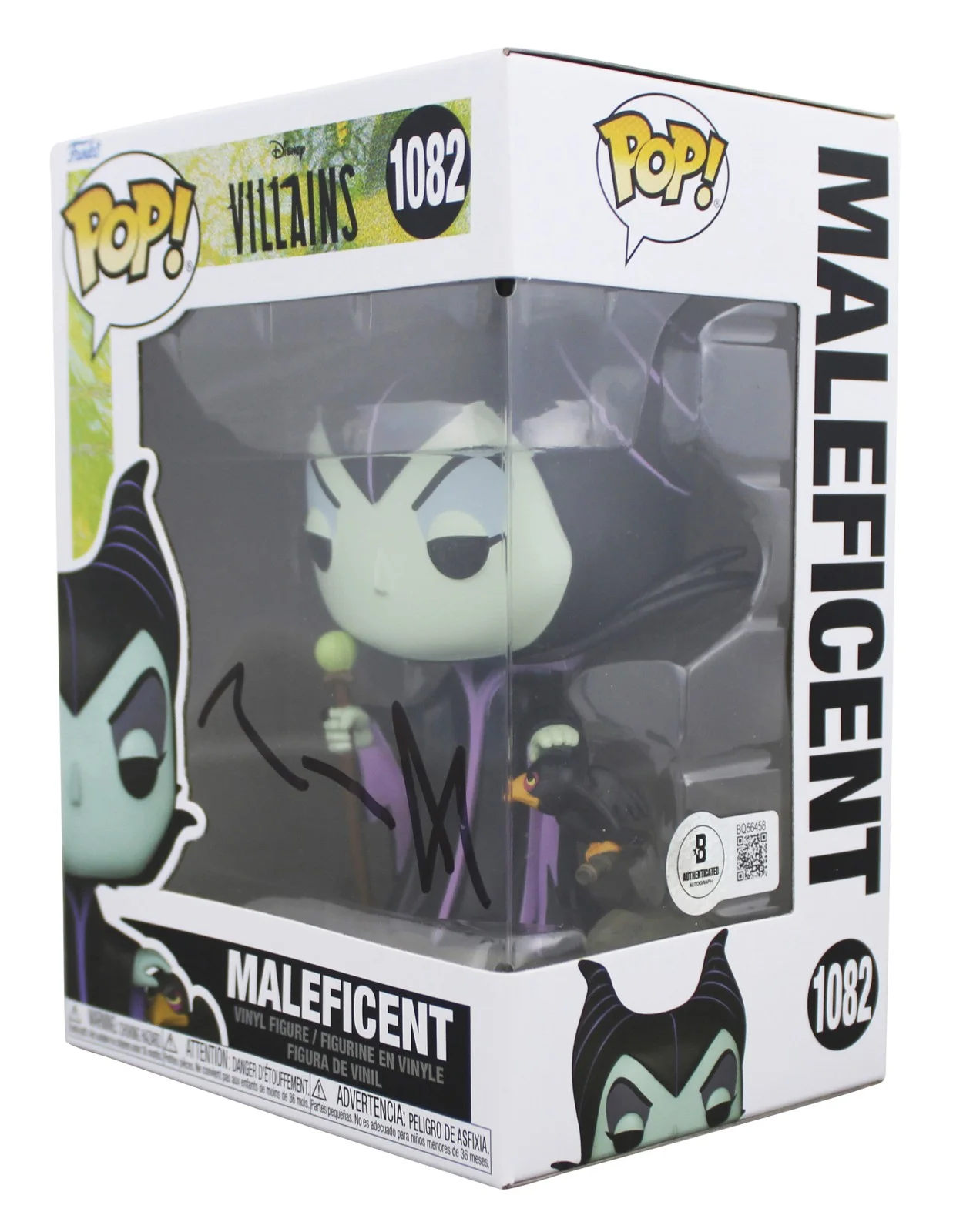 Angelina Jolie — Angelina Jolie Maleficent Signed #1082 Funko Pop Vinyl Figure BAS #BQ56458, изображение 2