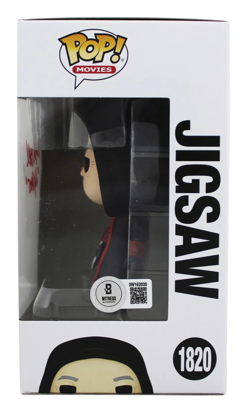 Tobin Bell — Tobin Bell Saw "Jigsaw" Signed #1820 Funko Pop Vinyl Figure BAS Wit #3W152035, image 3