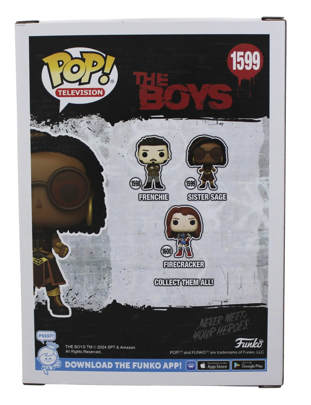 Susan Heyward — Susan Heyward The Boys Signed Sister Sage #1599 Funko Pop Figure JSA #AW31982, изображение 4