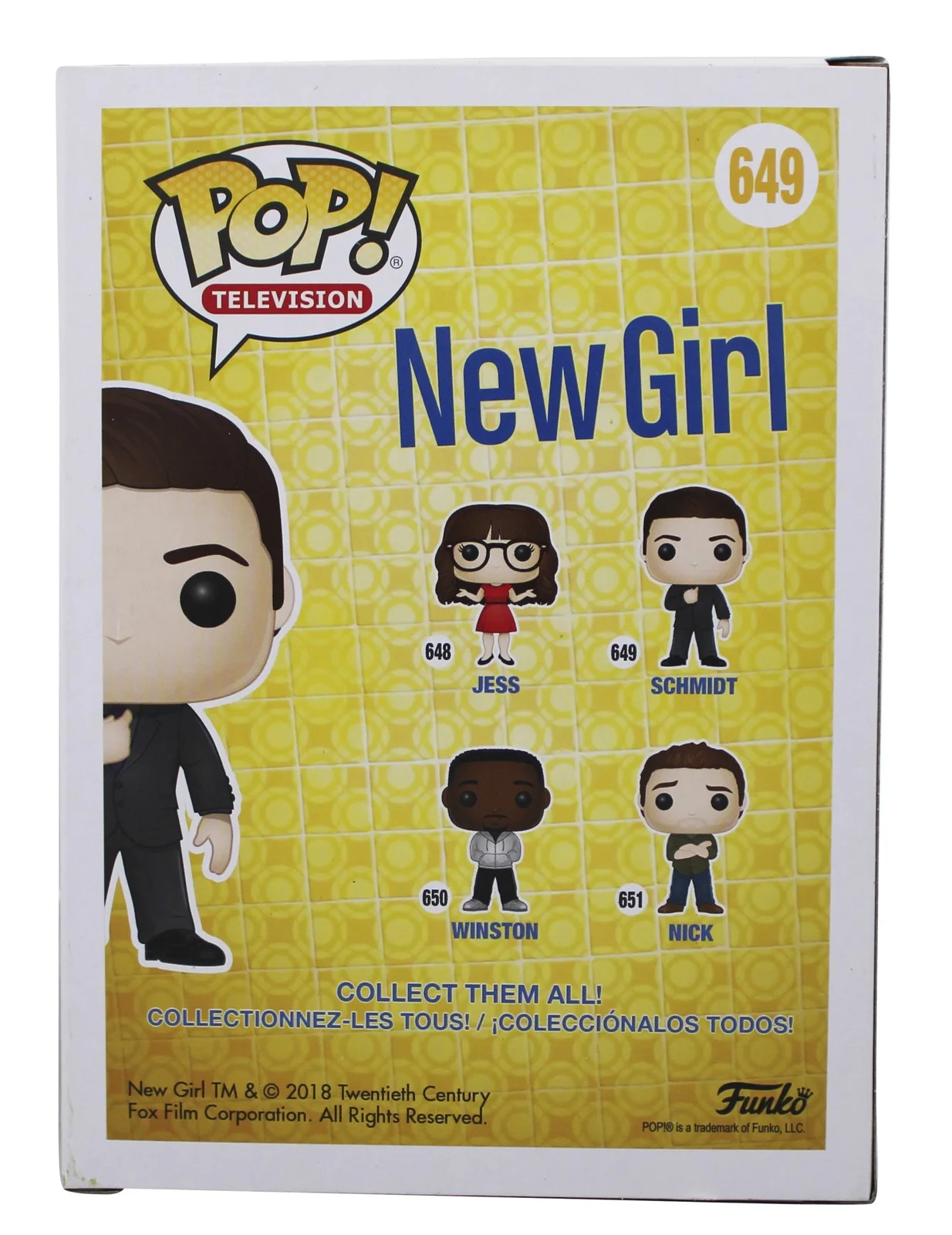 Max Greenfield — Max Greenfield New Girl Signed Schmidt #649 Funko Pop Vinyl Figure BAS #BQ56219, изображение 4