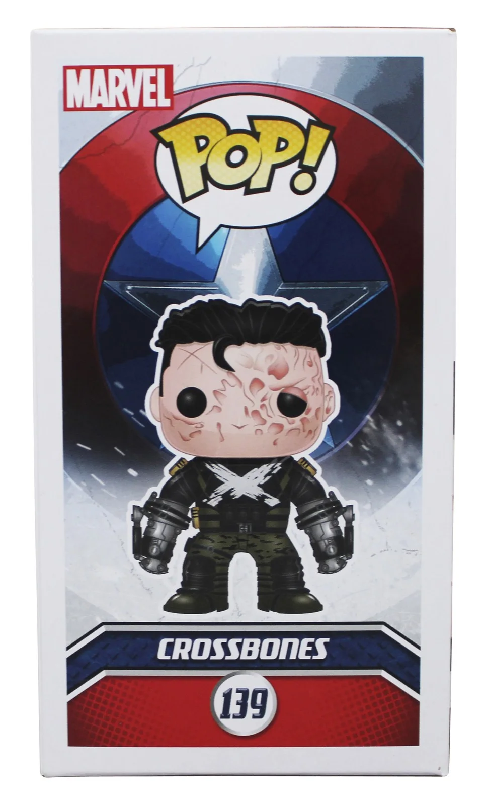 Frank Grillo — Frank Grillo Captain America Civil War Signed #139 Funko Pop Figure BAS #BQ56291, image 5