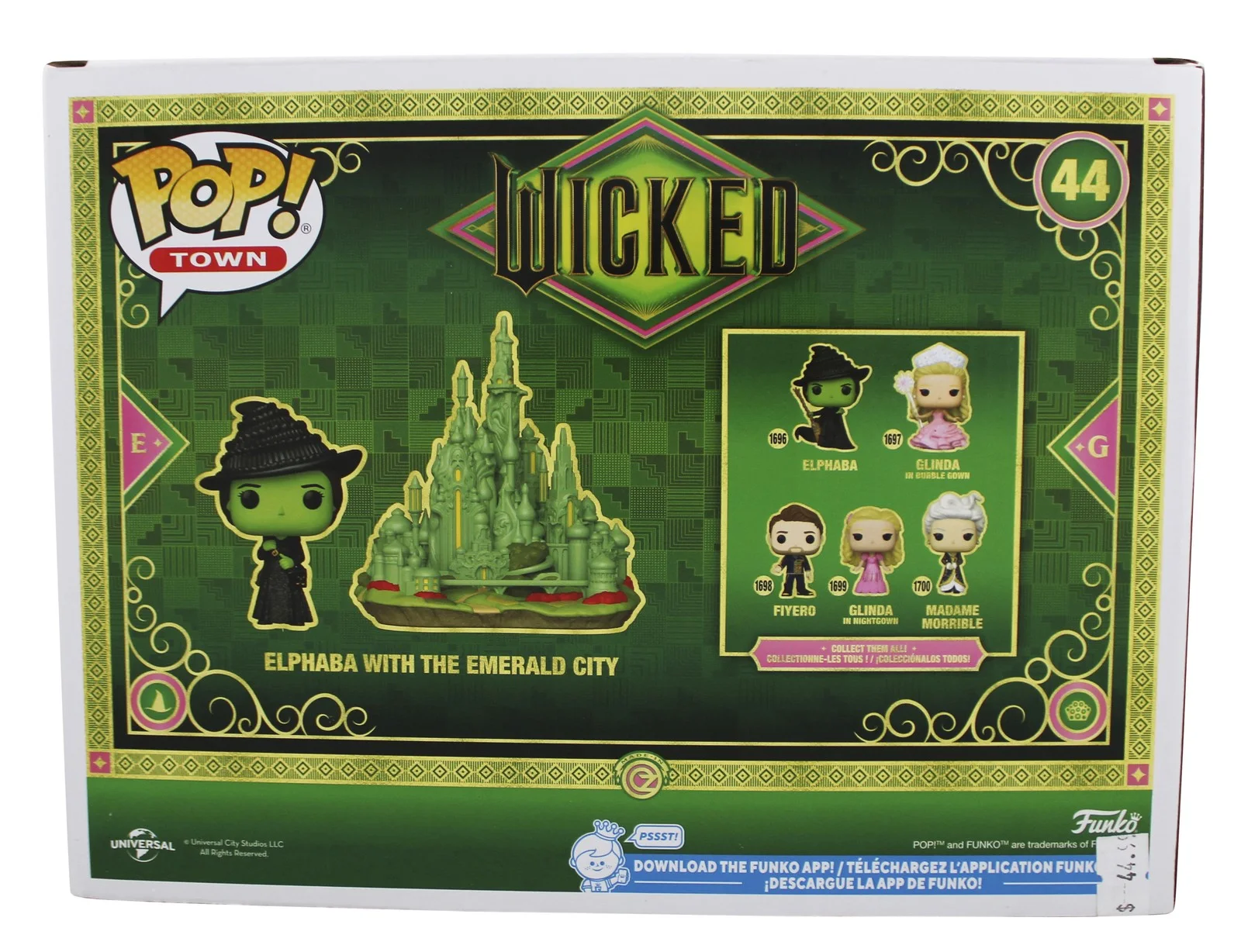 Cynthia Erivo — Cynthia Erivo Wicked Signed Elphaba #44 Large Funko Pop Figure JSA #CJ17237, image 4