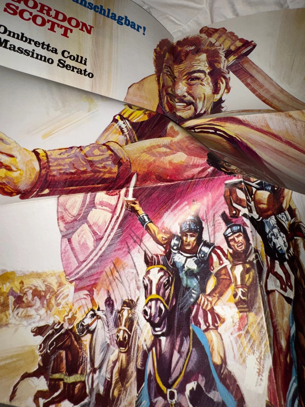 POSTER AUTOGRAPHED Goliath And The Rebel Slave (1963) Gordon Scott Mario Caiano, image 2