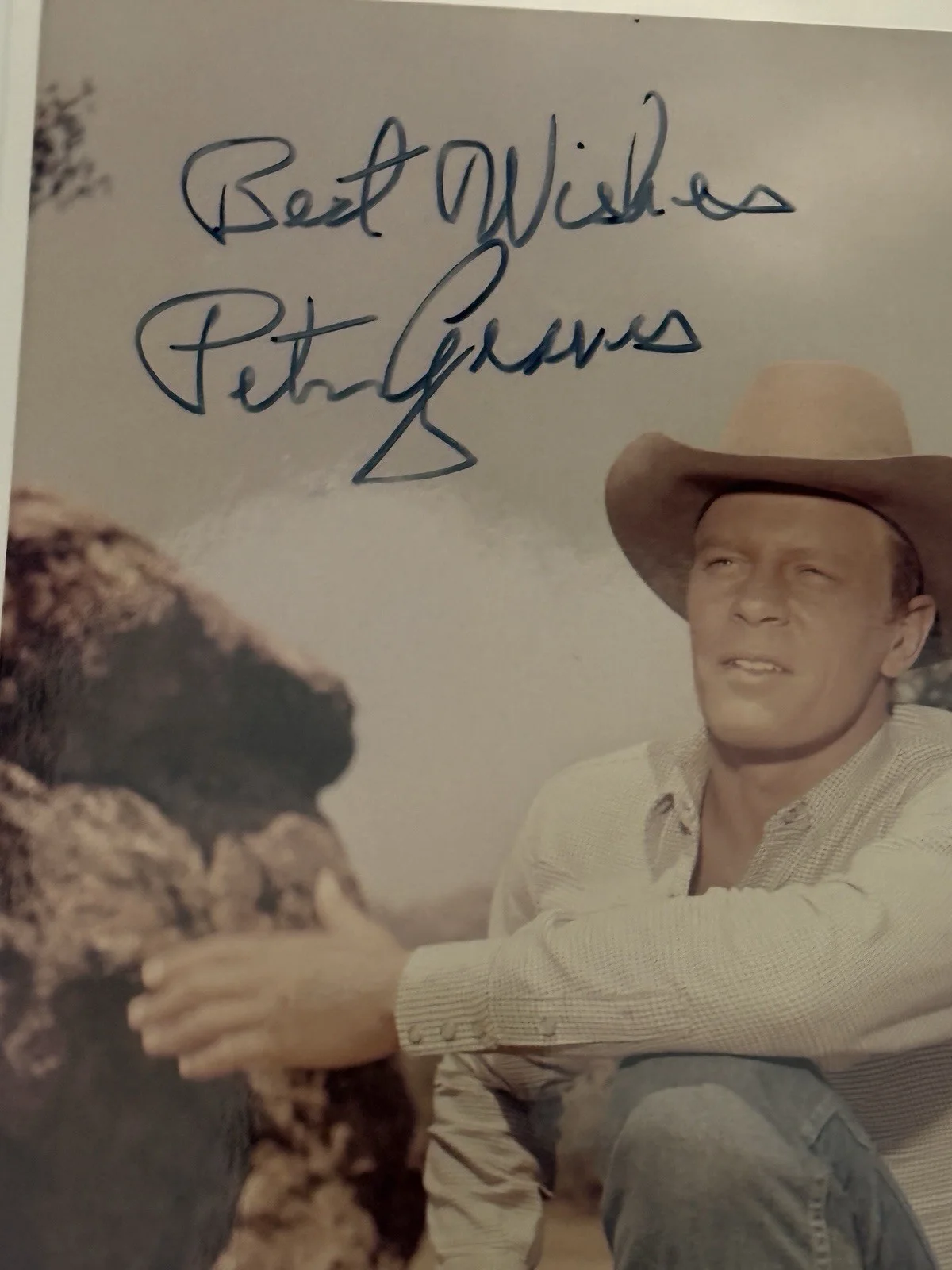 Peter Graves Autographed Hand Signed 8x10 Photo, image 2