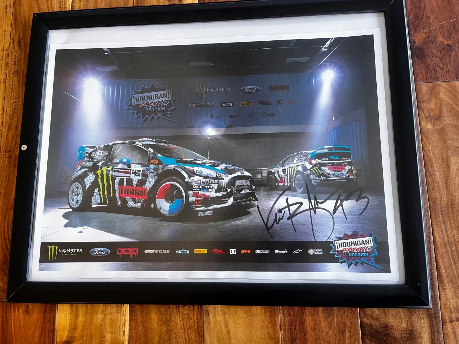 Ken Block — RARE Ken Block Signed Poster and Children’s Shirt, изображение 2