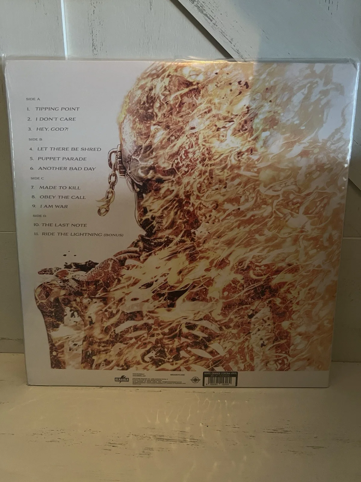 Megadeth - TSL Exclusive- Megadeth Blaze LP - Signed, image 5