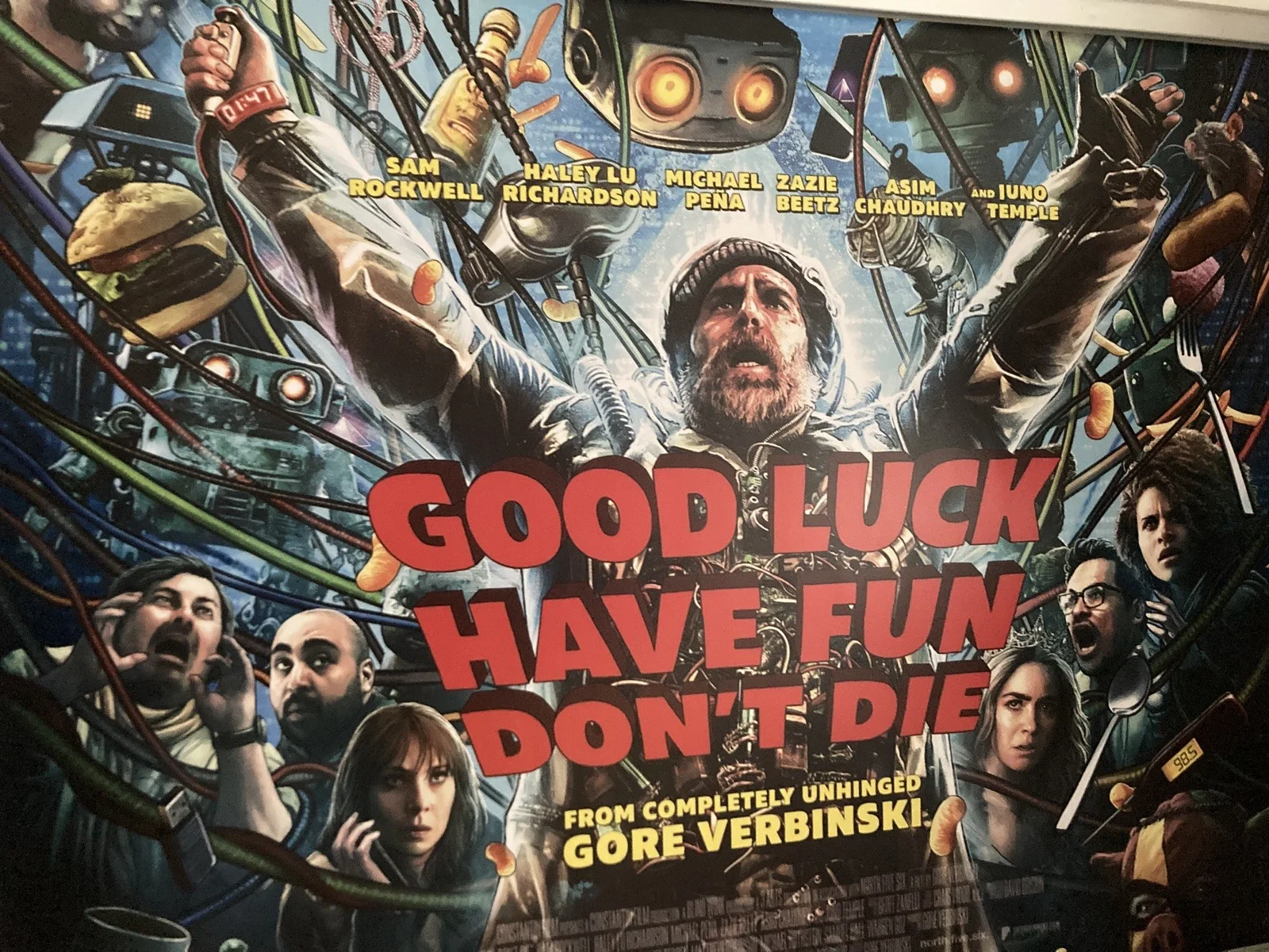 Good Luck Have Fun Don’t Die Original UK Quad Cinema Poster, изображение 2