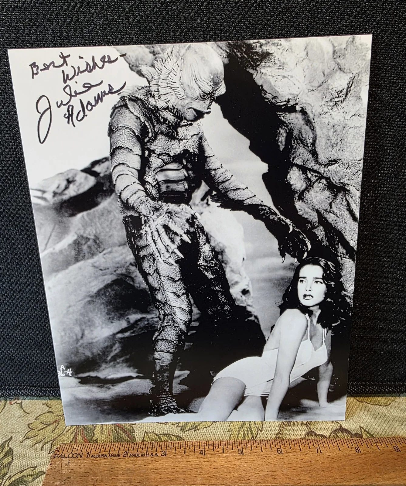 Julie Adams — Actress Julie Adams Autographed 8x10 Photo Creature of the Black Lagoon Movie