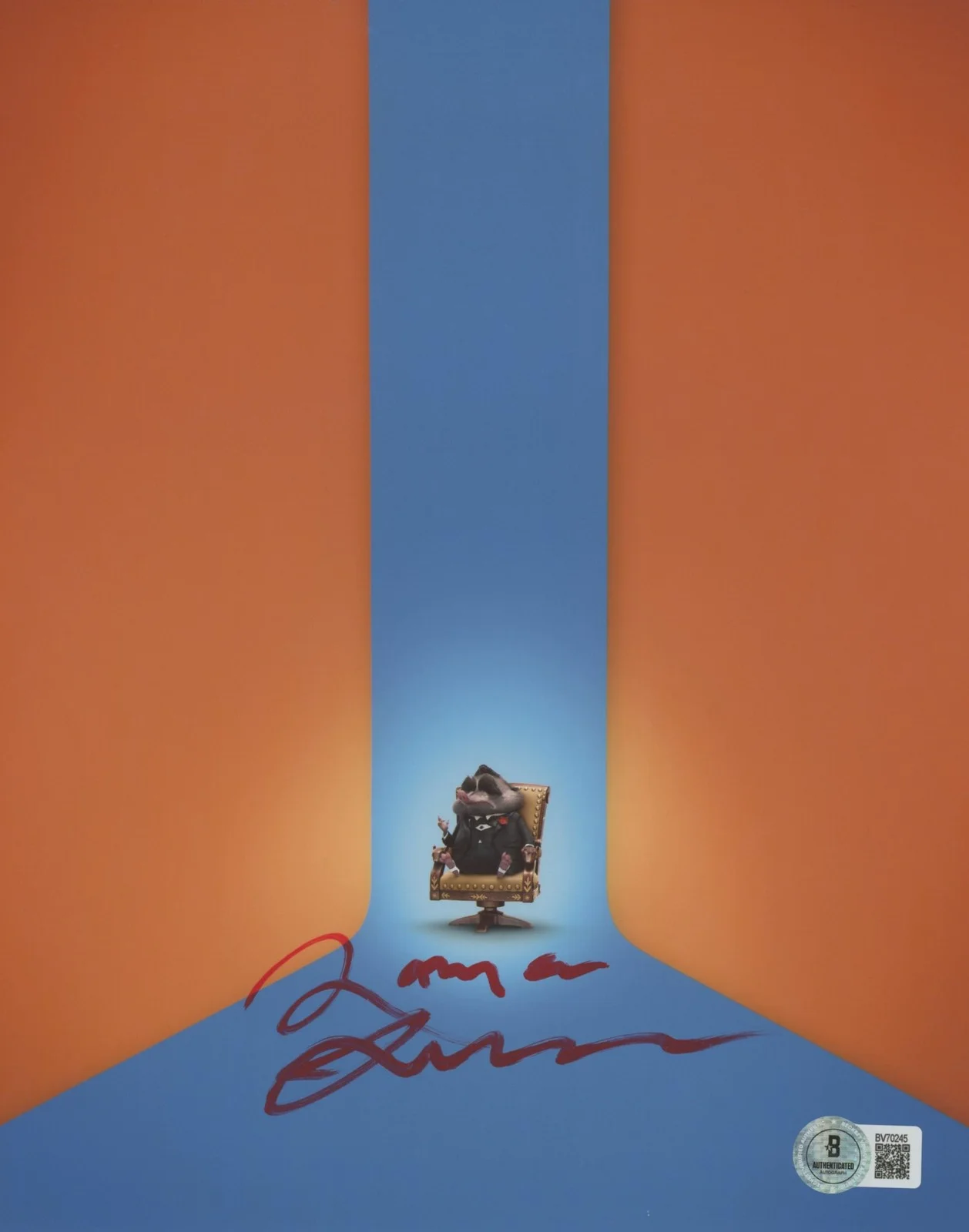 Maurice LaMarche — Maurice LaMarche Zootopia Authentic Signed 8x10 Photo Autographed BAS #BV70245