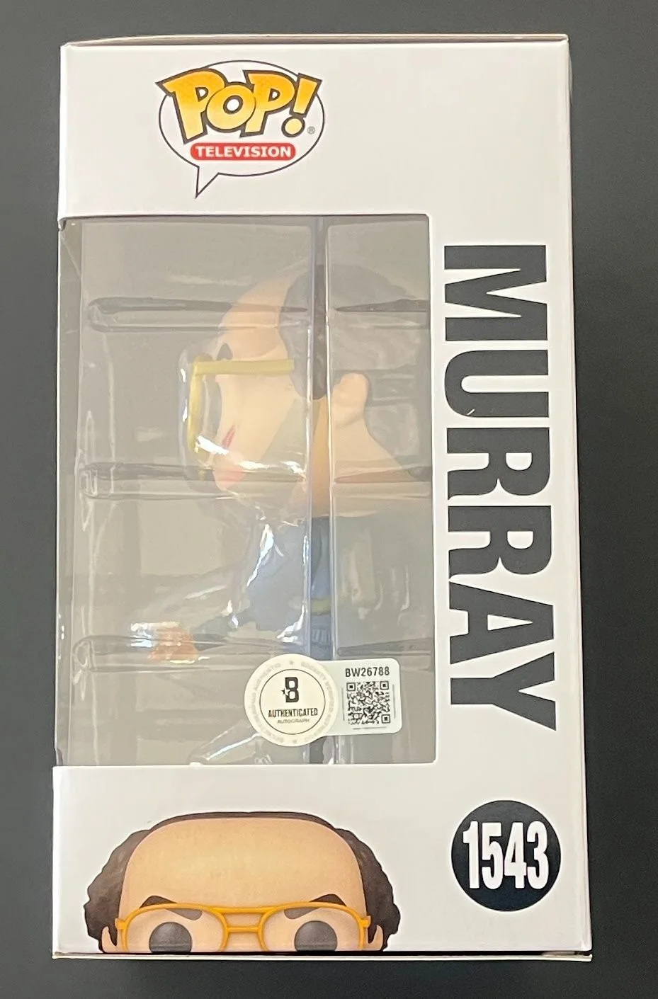 BRETT GELMAN SIGNED STRANGER THINGS MURRAY 1543 FUNKO wEXACT PROOF & BECKETT COA, image 3