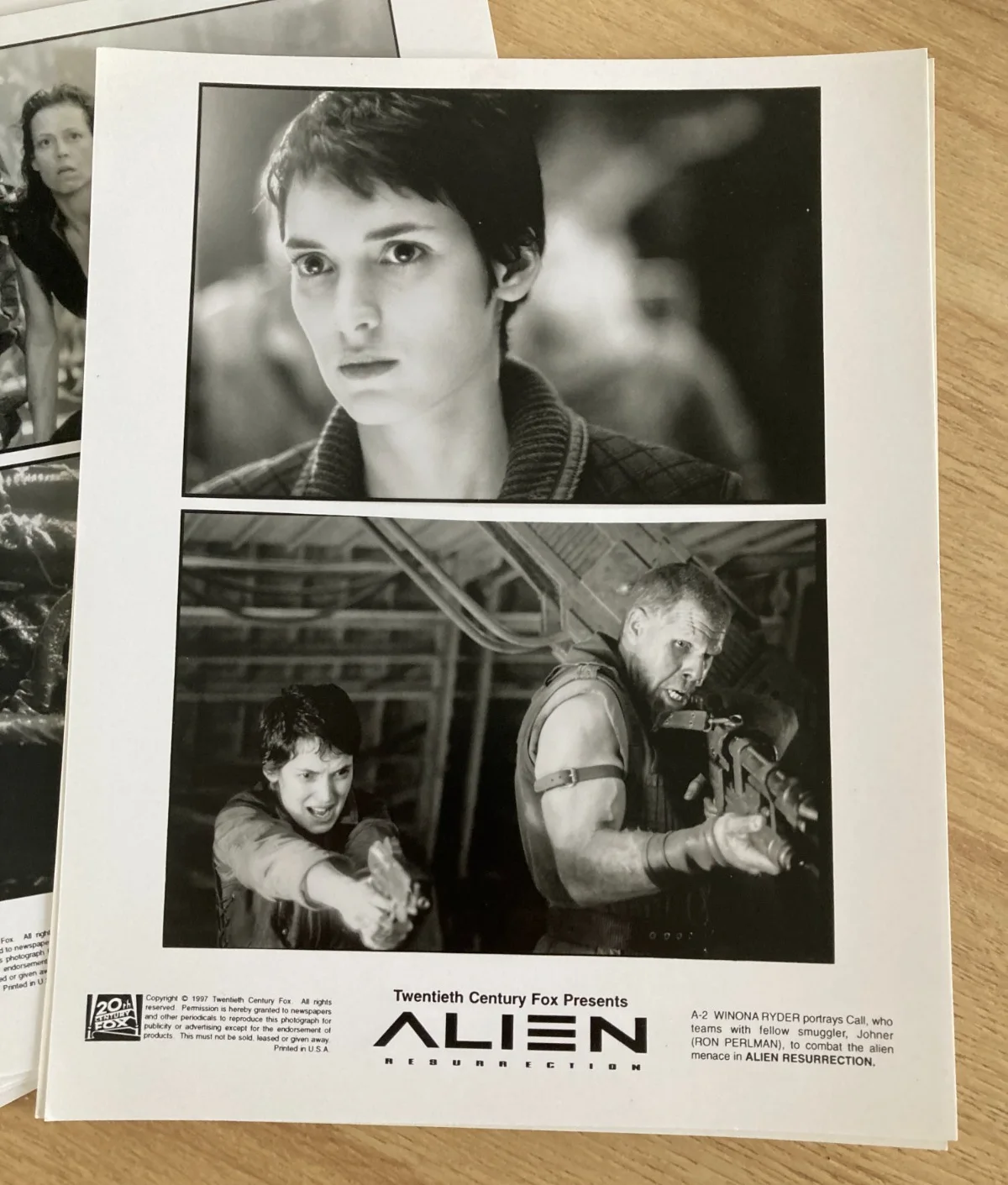 Still / Photo: ALIEN RESURRECTION 1997 (x 7) Sigourney Weaver Winona Ryder, изображение 2