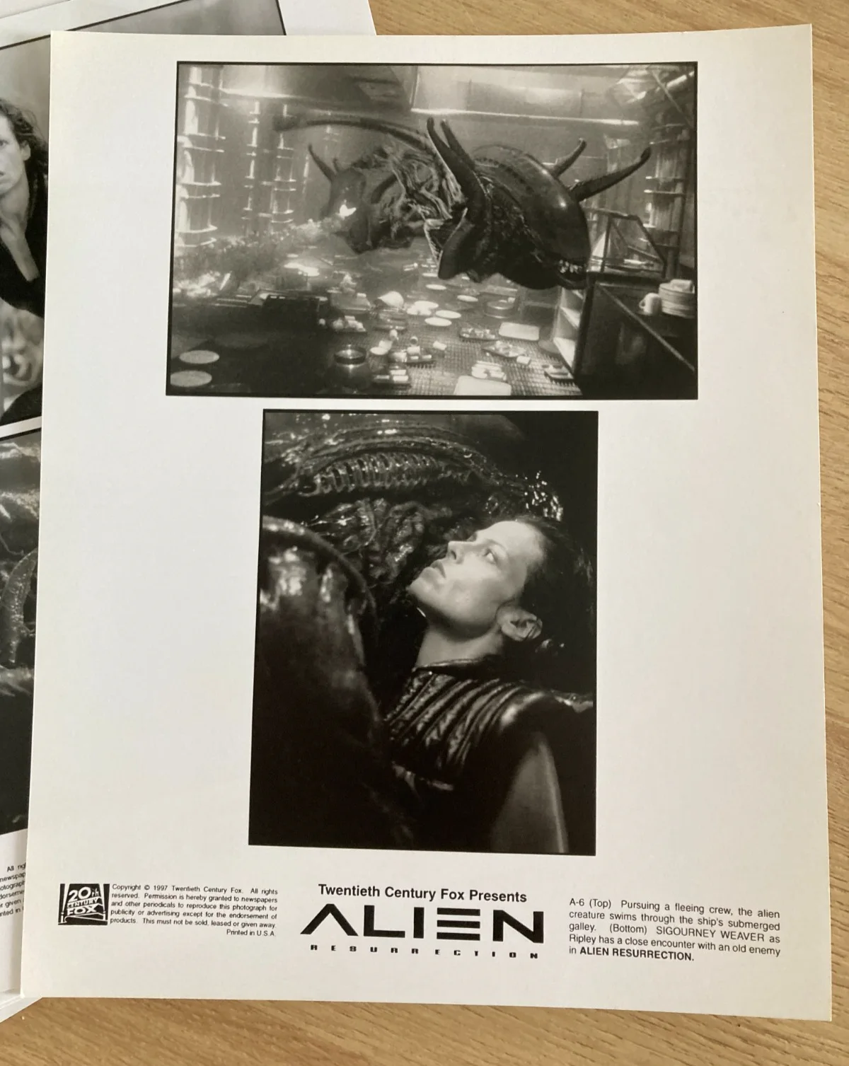 Still / Photo: ALIEN RESURRECTION 1997 (x 7) Sigourney Weaver Winona Ryder, изображение 3