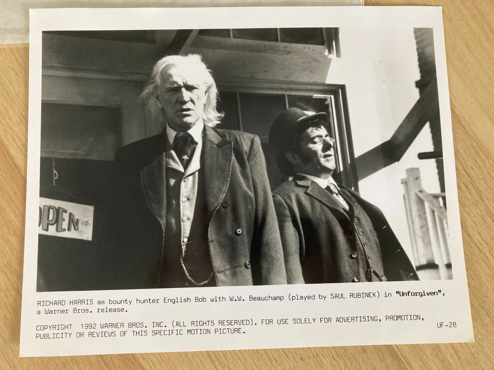 Still / Photo: UNFORGIVEN 1992 (x 4) Clint Eastwood Gene Hackman Morgan Freeman, image 5