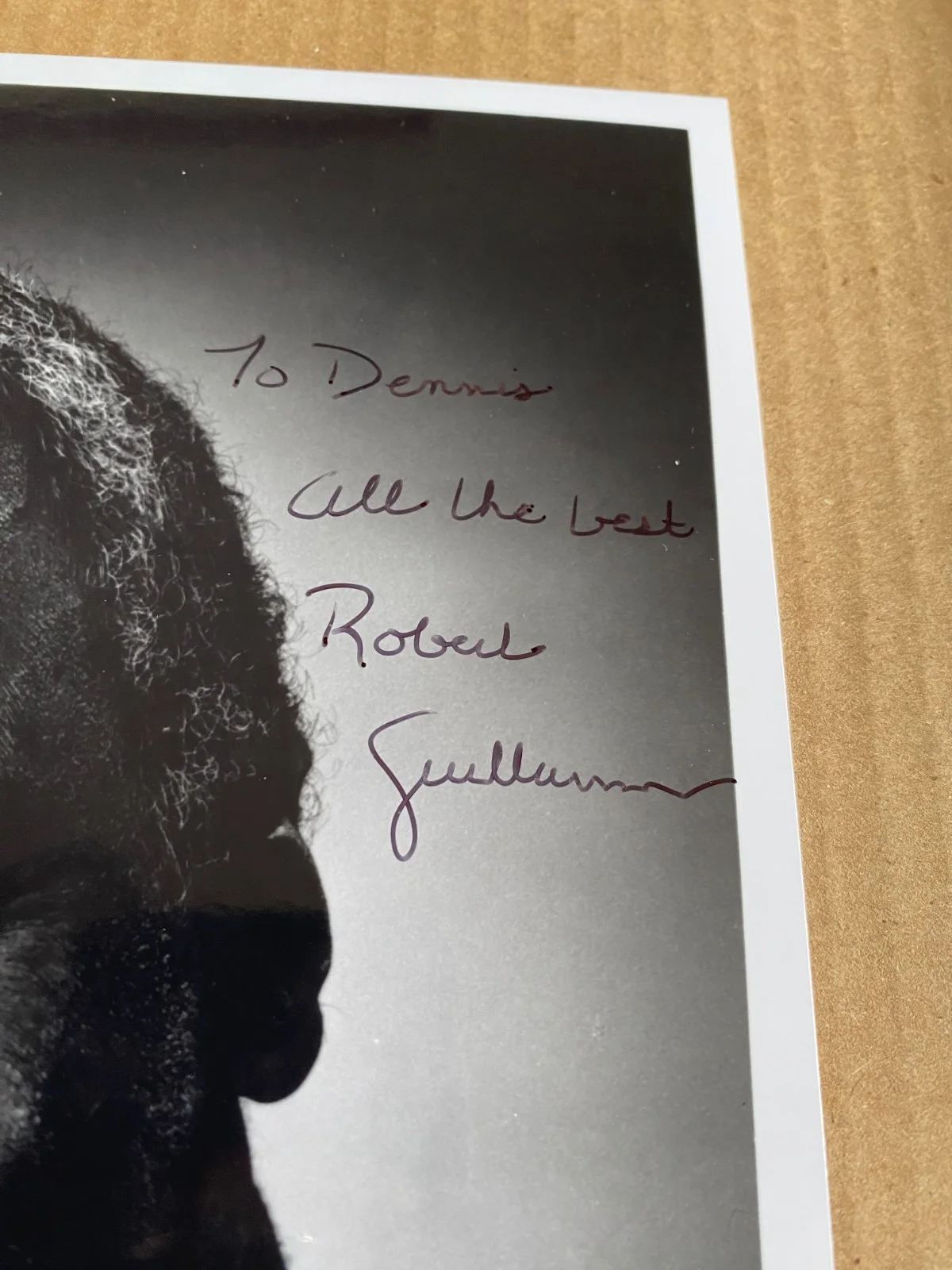 Robert Guillaume signed 8x10 B&W photo Benson Soap, изображение 2