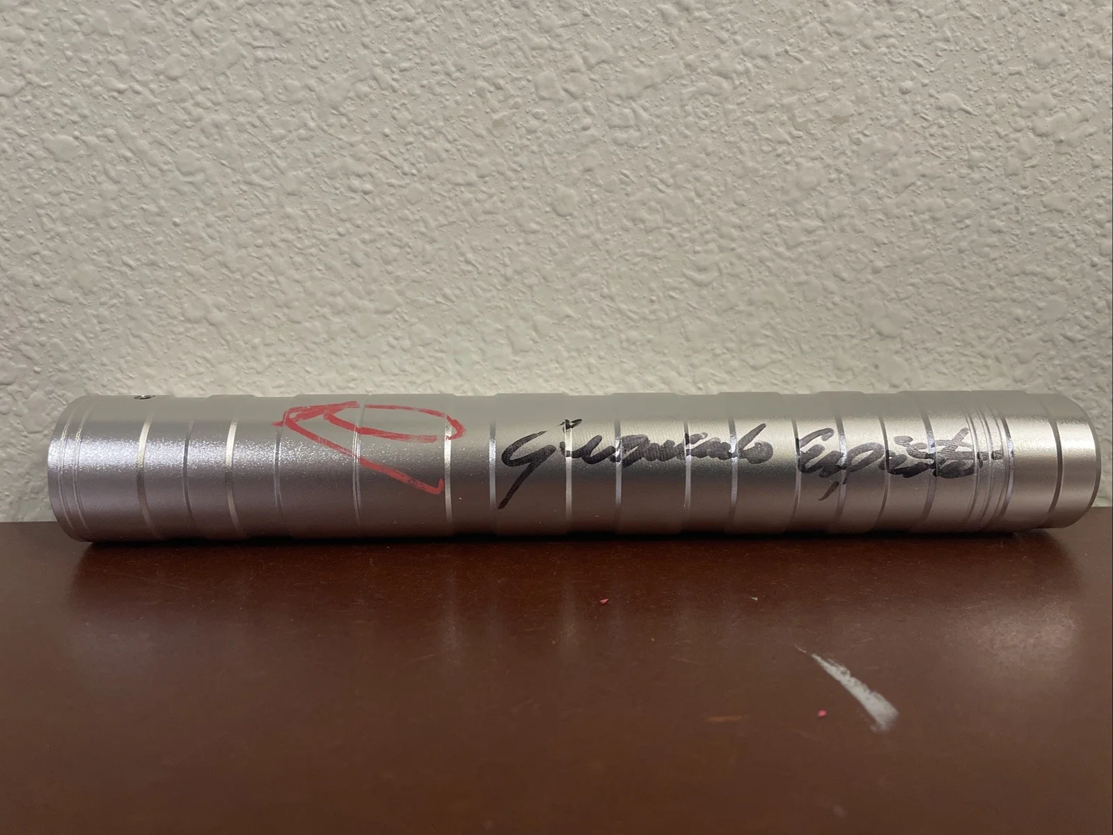 Giancarlo Esposito and Ray Park — giancarlo esposito and Ray Park signed Light Saber W/COA