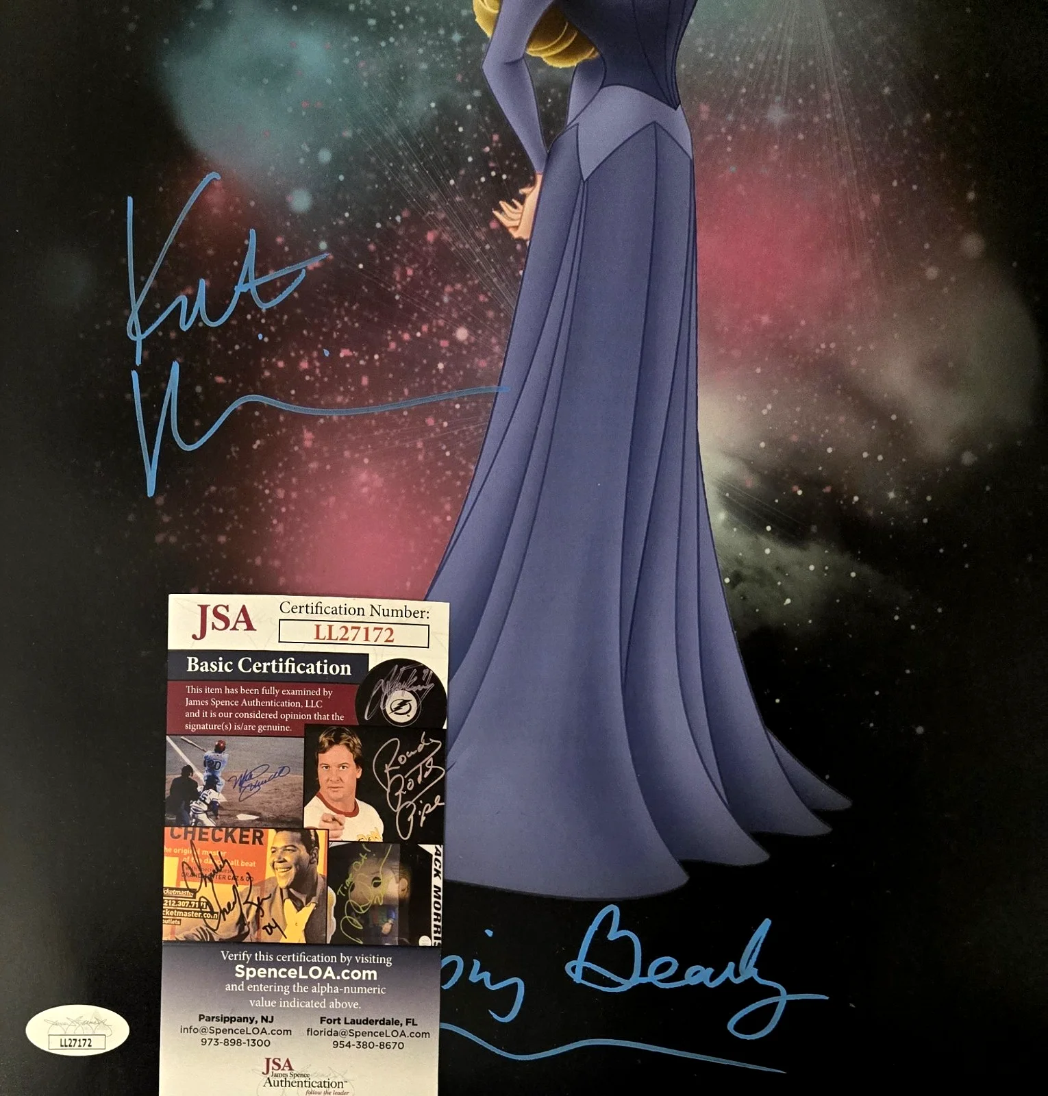 KATE HIGGINS — Kate Higgins Signed Photo Aurora Disney Sleeping Beauty 11x14 JSA COA 172, image 2