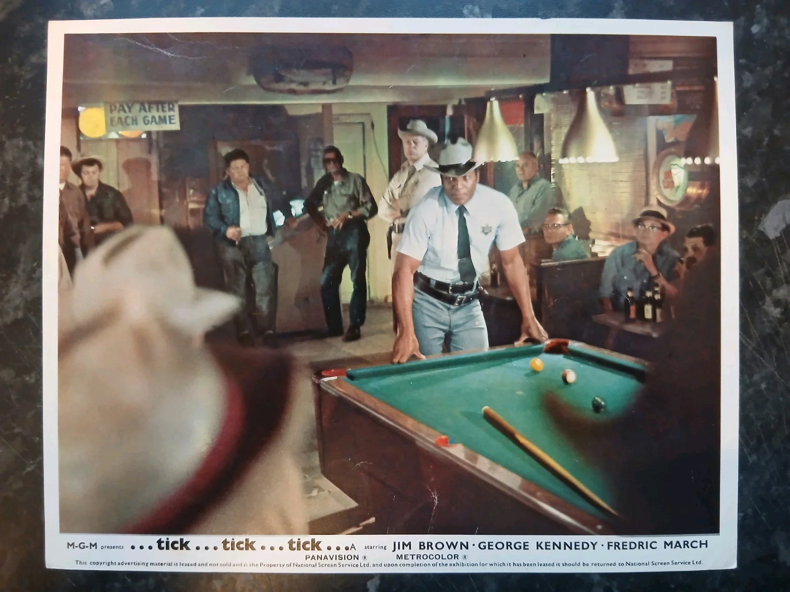 TICK TICK TICK. SET OF 8 LOBBY CARDS, 1970. JIM BROWN, GEORGE KENNEDY., изображение 2