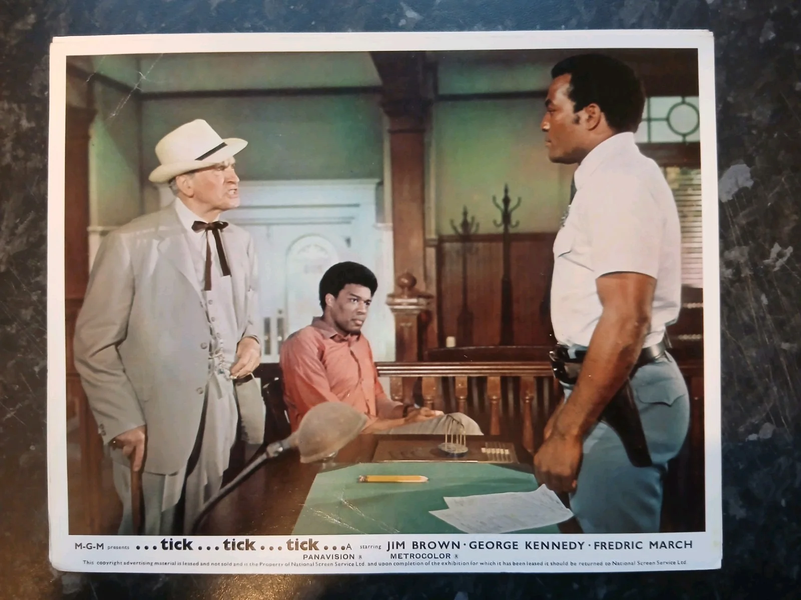 TICK TICK TICK. SET OF 8 LOBBY CARDS, 1970. JIM BROWN, GEORGE KENNEDY., изображение 5