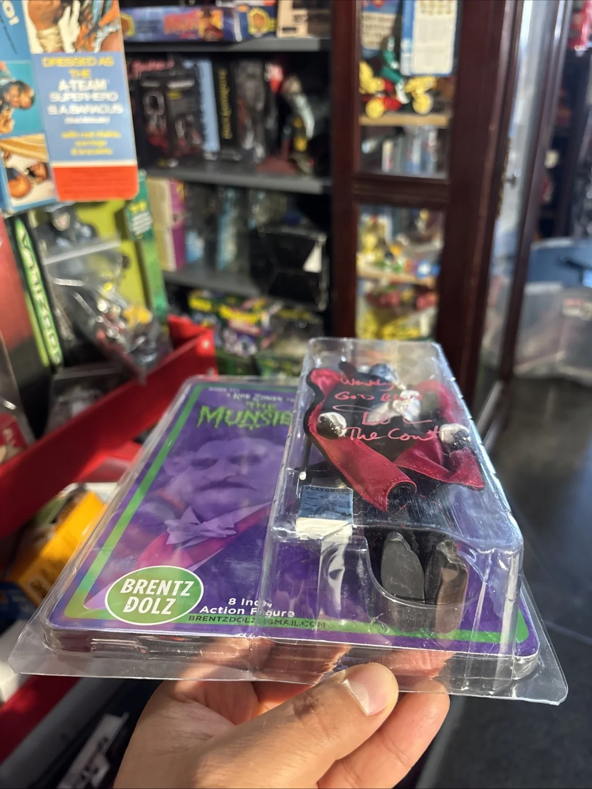 Daniel Roebuck — Rob Zombie's Munsters The Count Action Figure signed By Daniel Roebuck, image 5