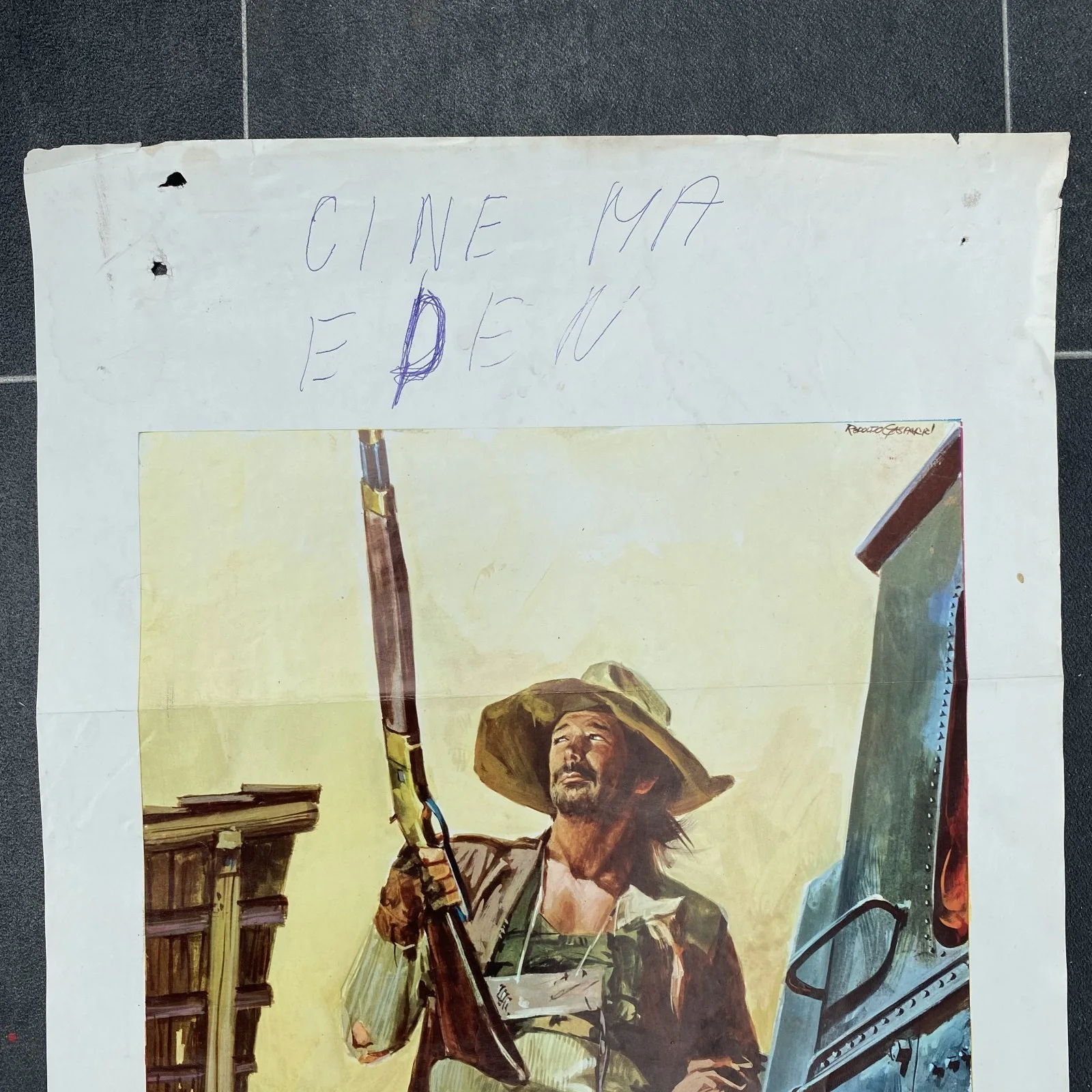 BLINDMAN - Original Italian Locandina poster (1971) Spaghetti Western - Ringo, изображение 2