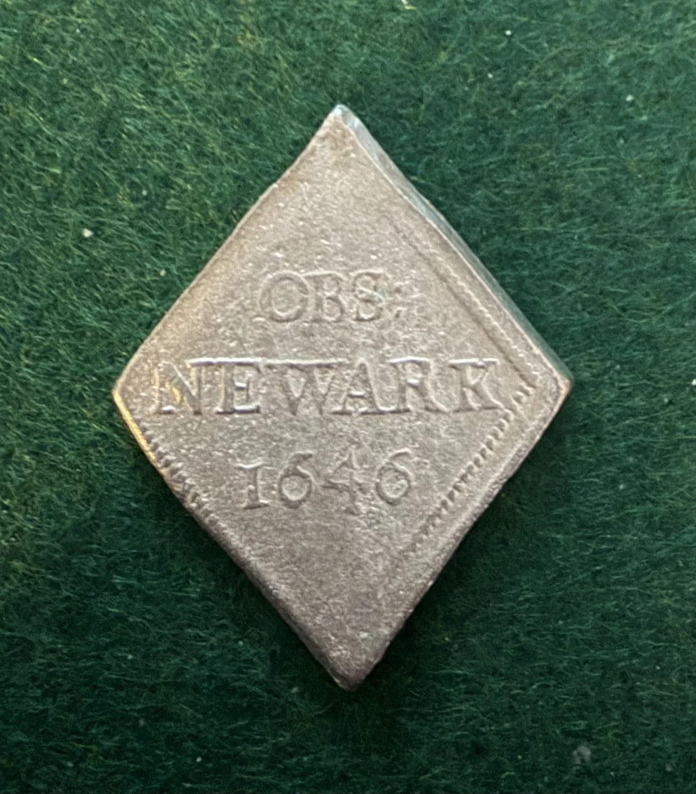 1645 Charles I Newark shilling copy, image 2