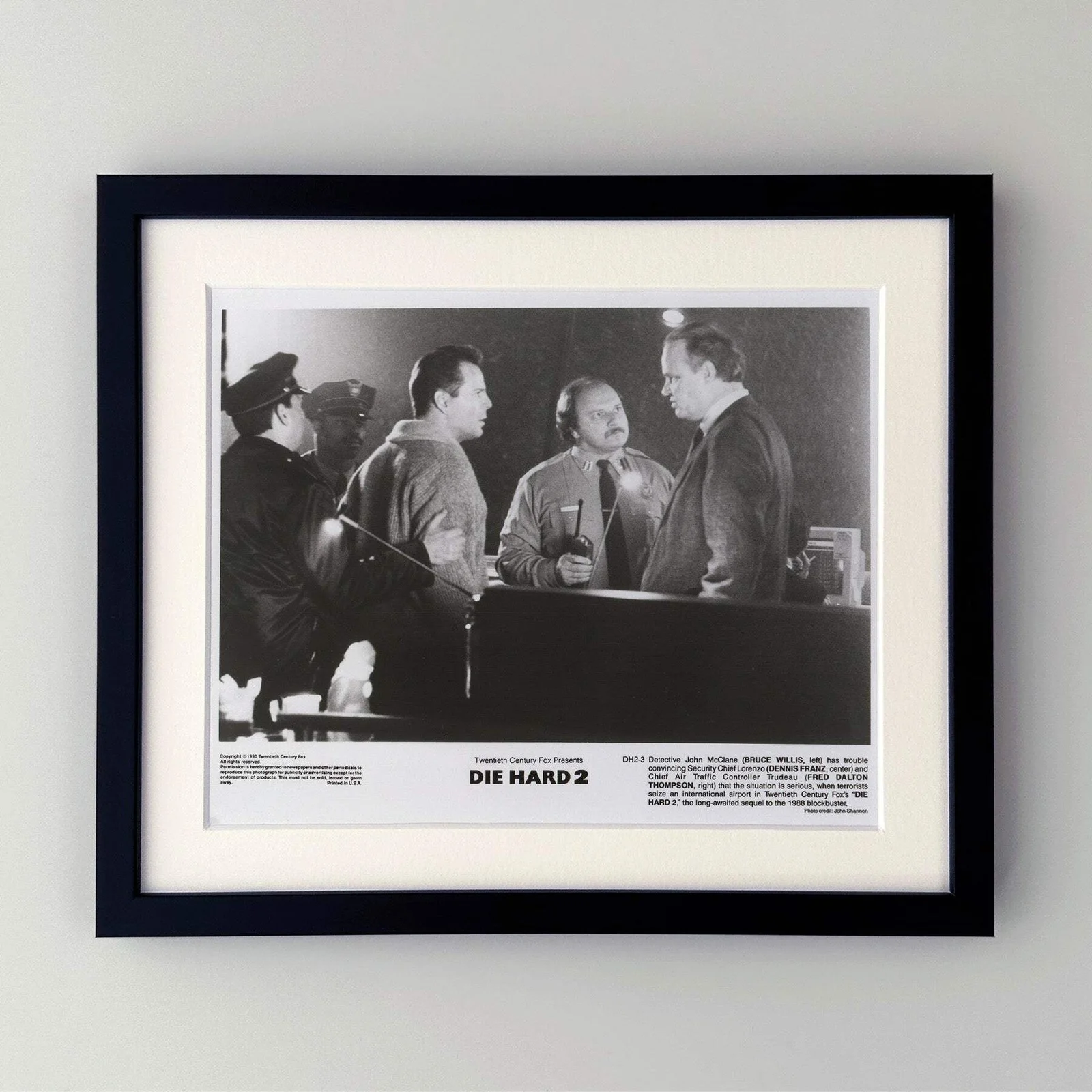 Die Hard 2 (1990) Press Publicity Still - Framed, image 2