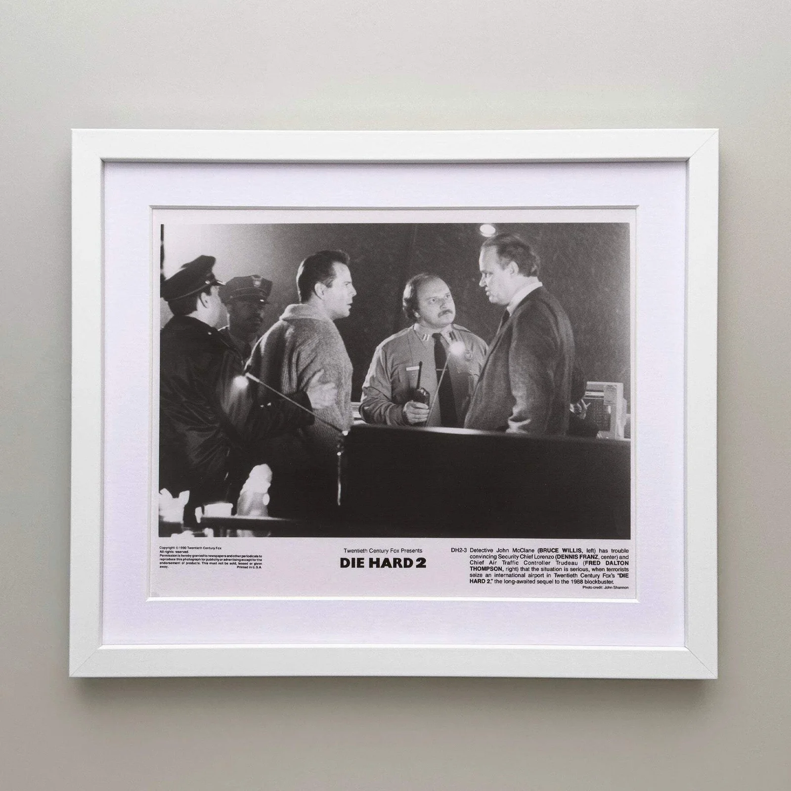 Die Hard 2 (1990) Press Publicity Still - Framed, image 3