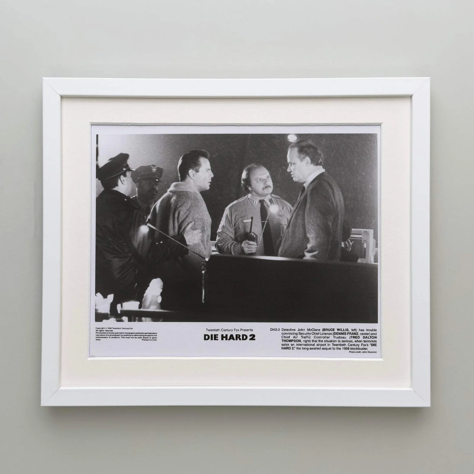 Die Hard 2 (1990) Press Publicity Still - Framed, image 4