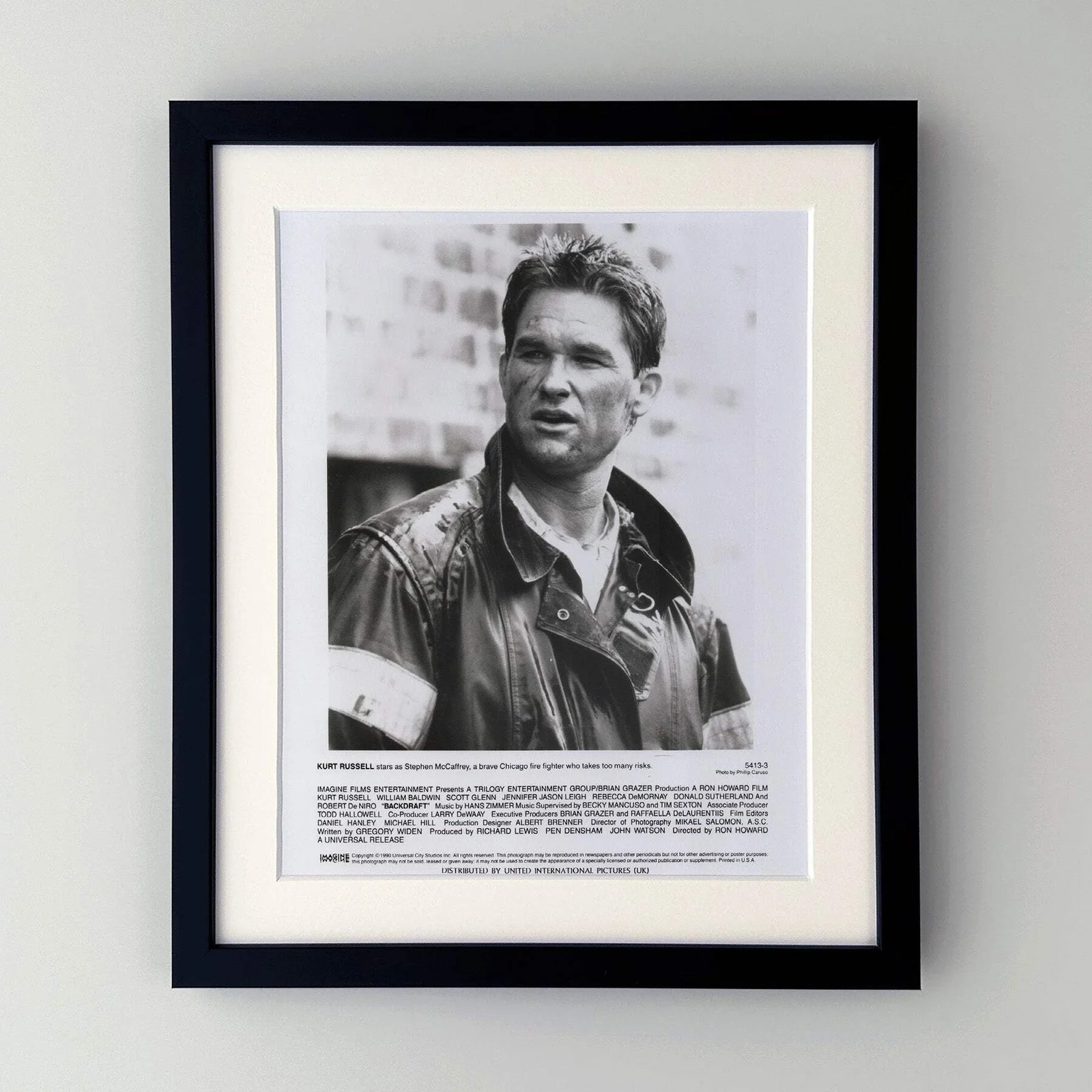 Backdraft (1990) Press Publicity Still - Framed, image 2