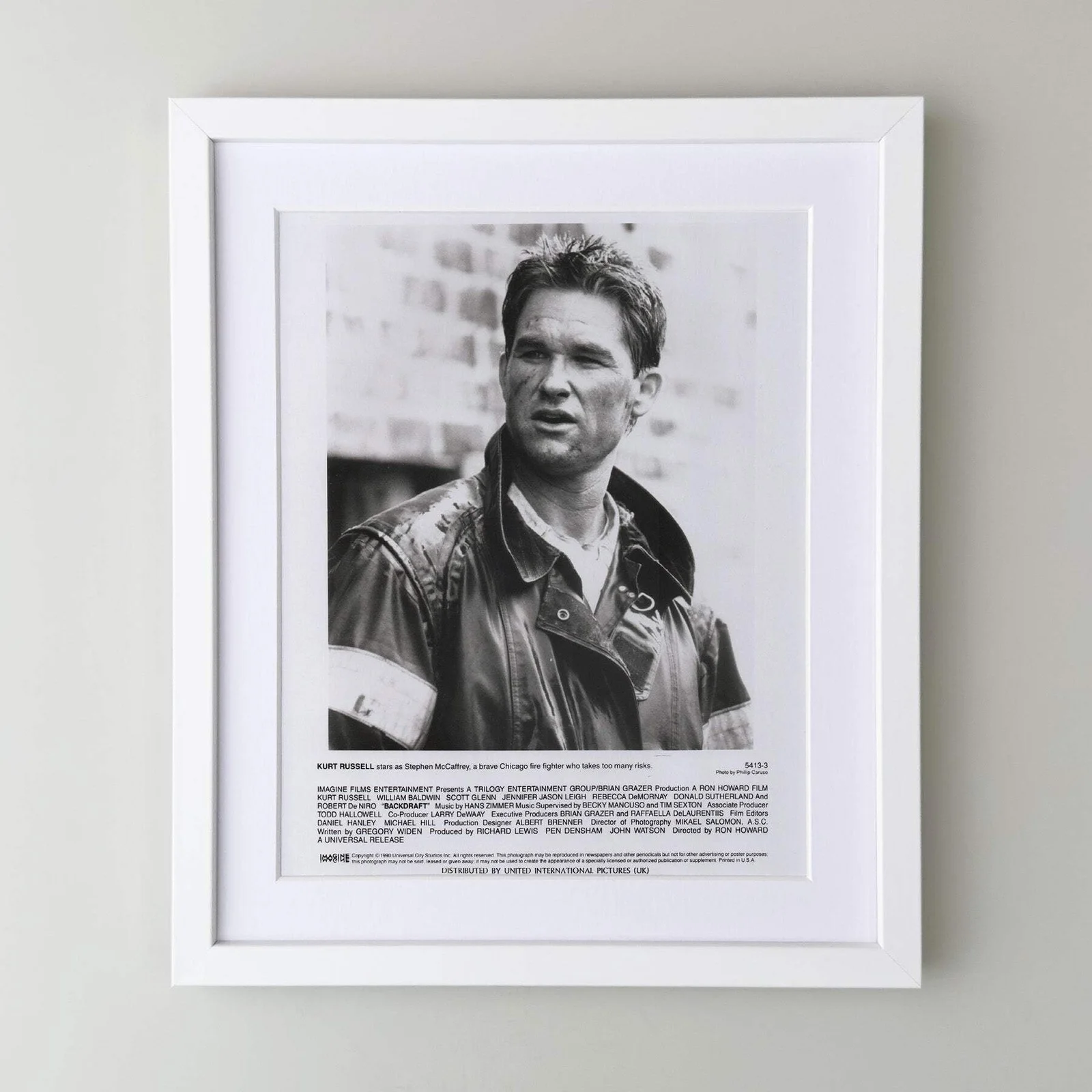 Backdraft (1990) Press Publicity Still - Framed, image 3