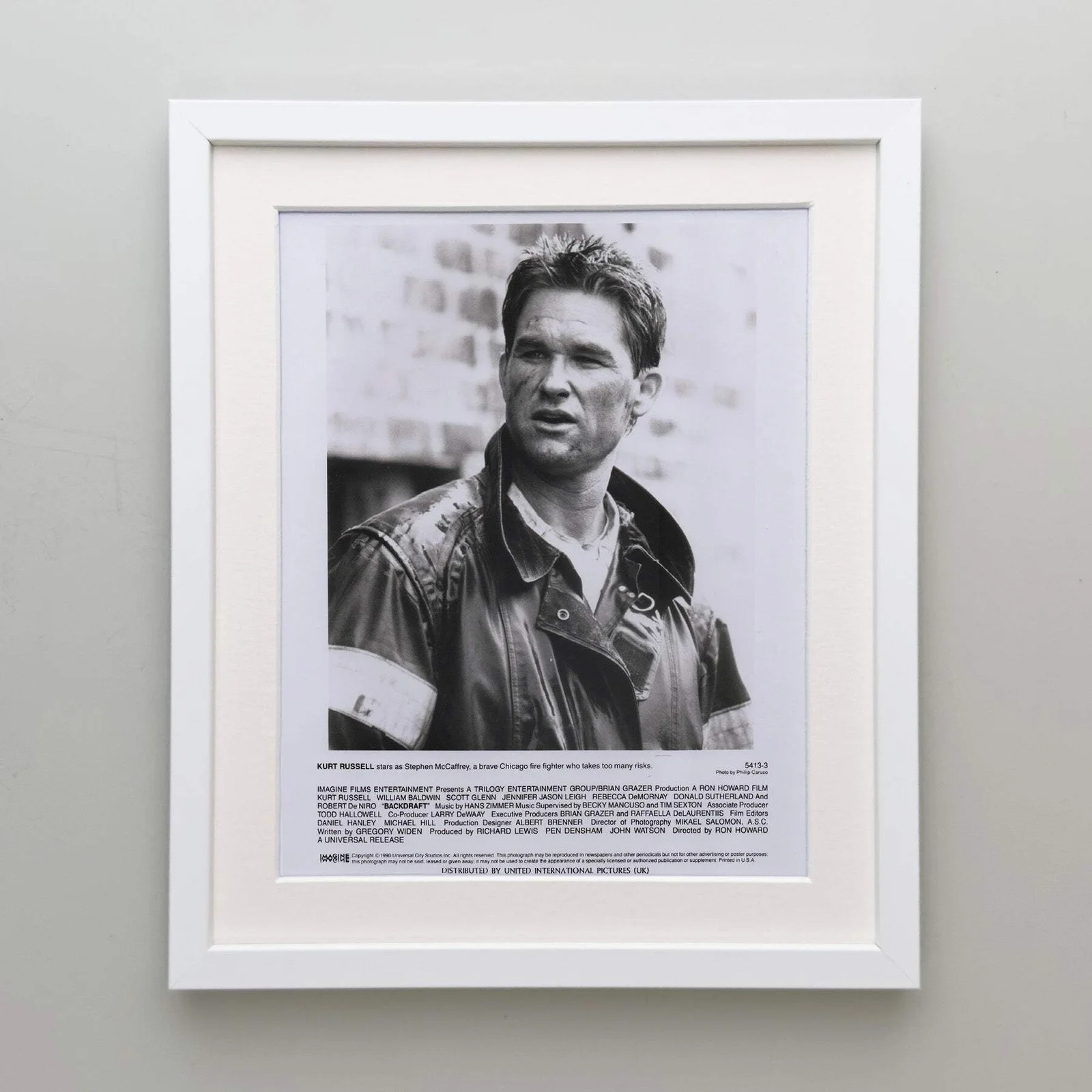 Backdraft (1990) Press Publicity Still - Framed, image 4
