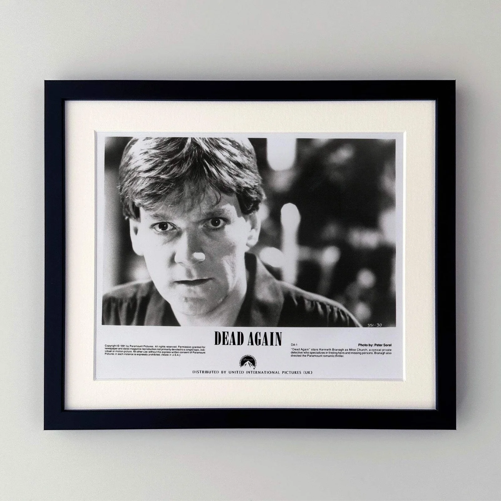 Dead Again (1991) Press Publicity Still - Framed, image 2