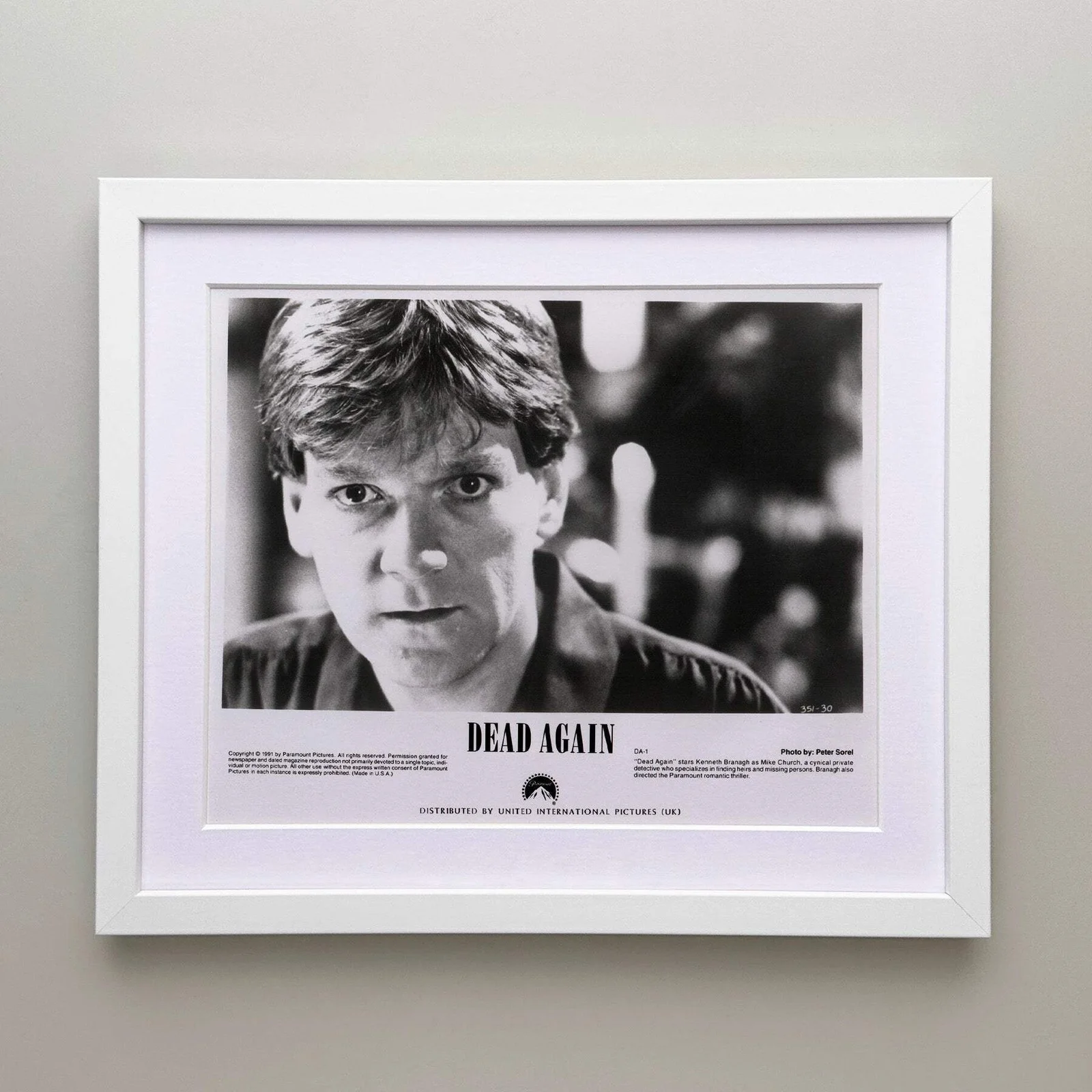 Dead Again (1991) Press Publicity Still - Framed, image 3