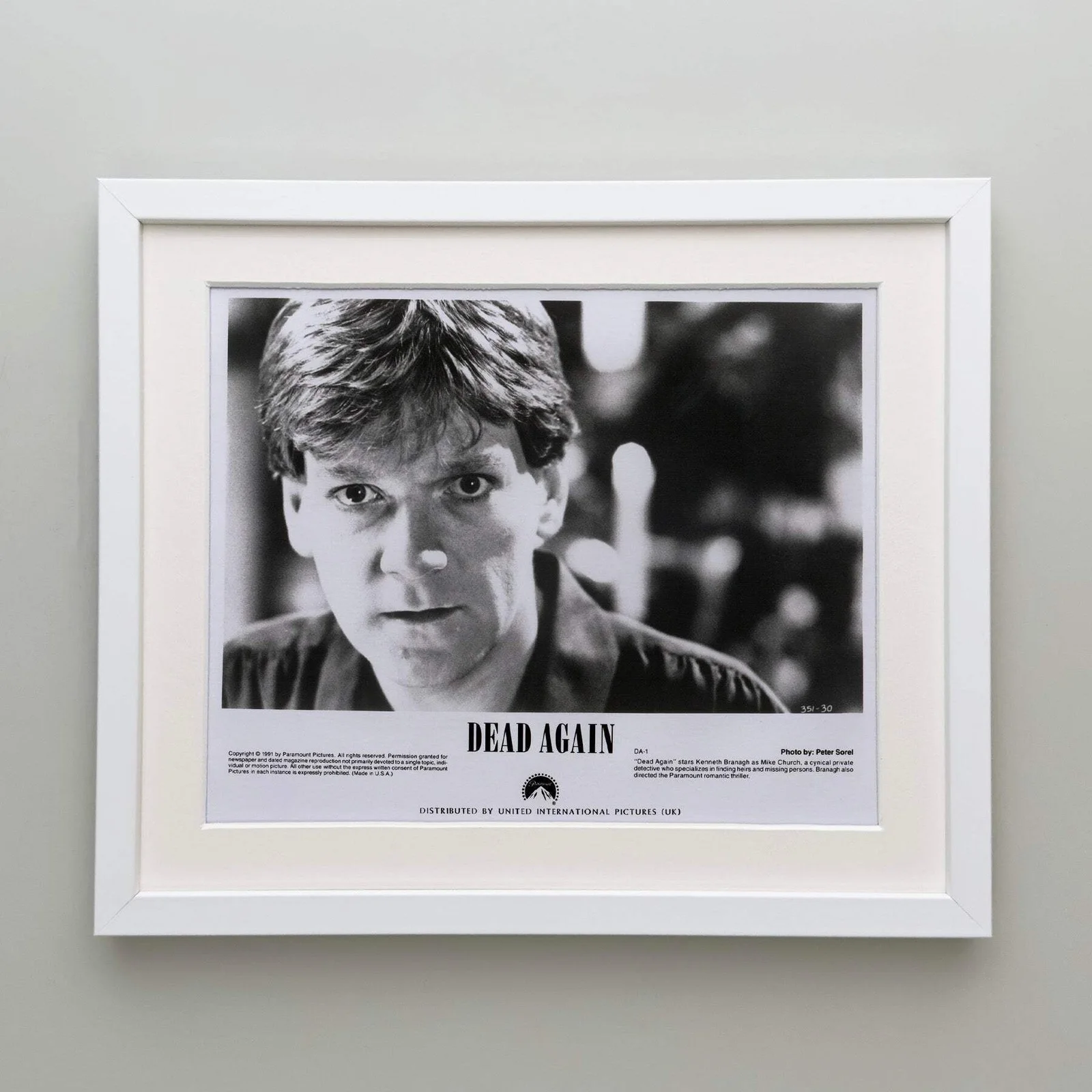 Dead Again (1991) Press Publicity Still - Framed, image 4