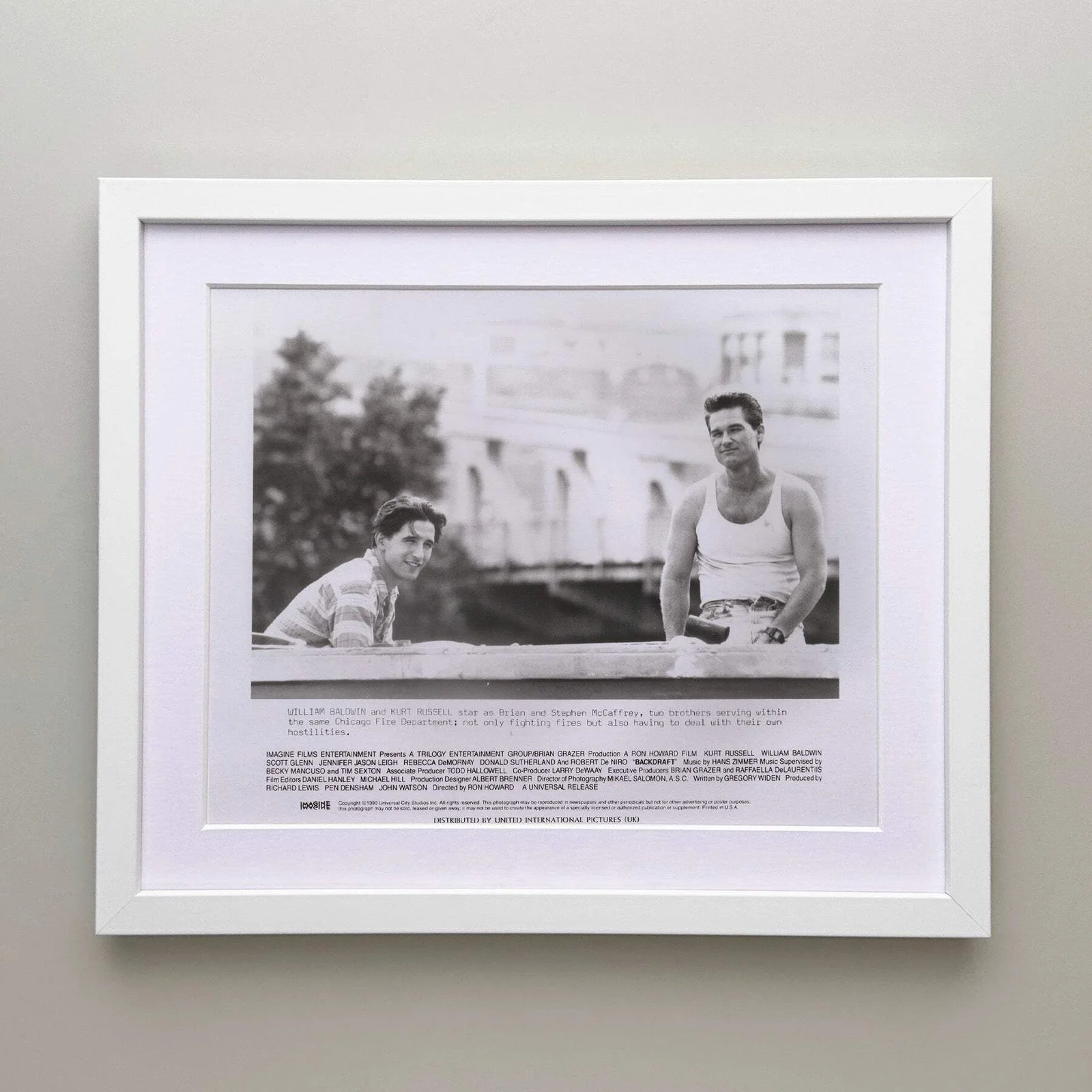 Backdraft (1990) Press Publicity Still - Framed, image 3