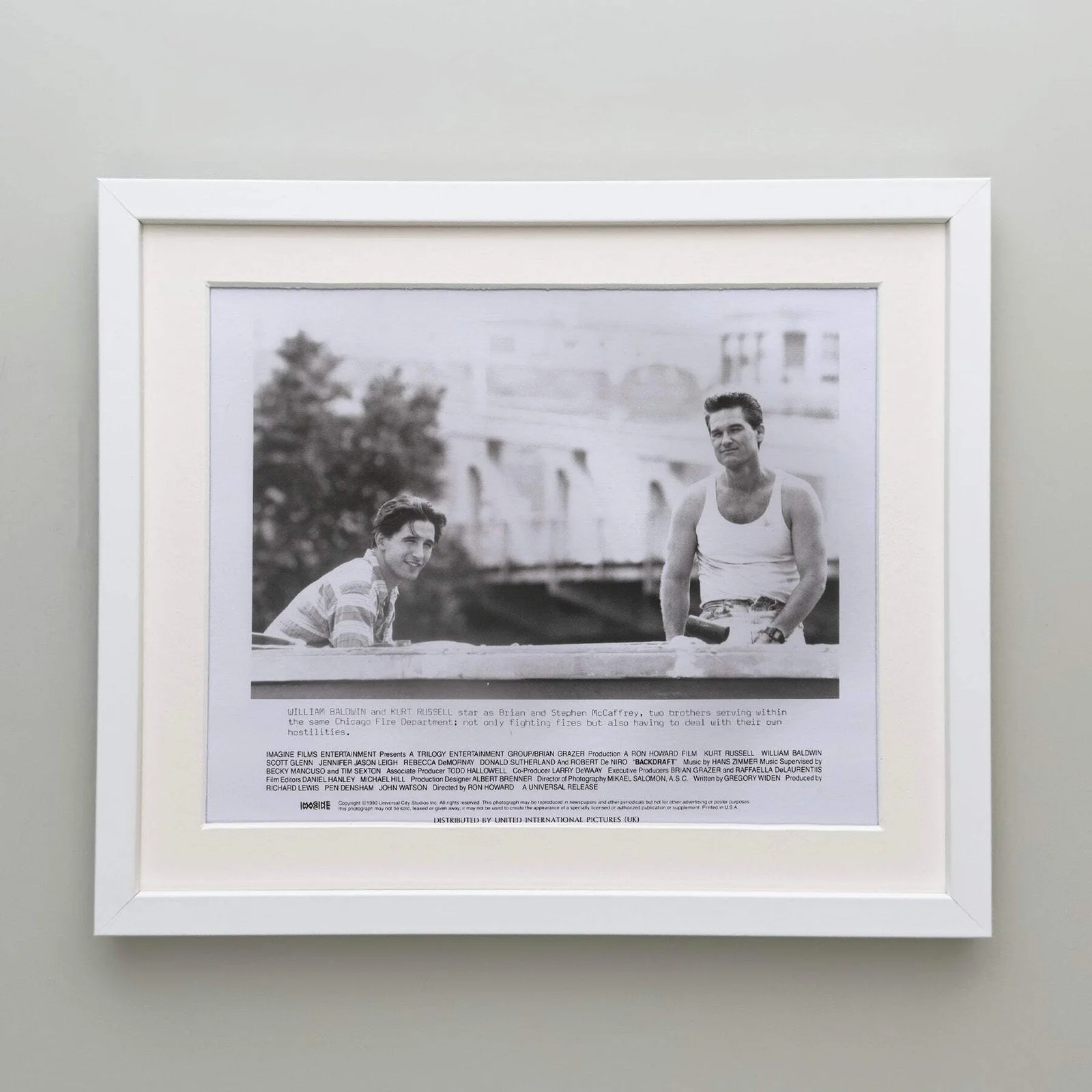 Backdraft (1990) Press Publicity Still - Framed, image 4