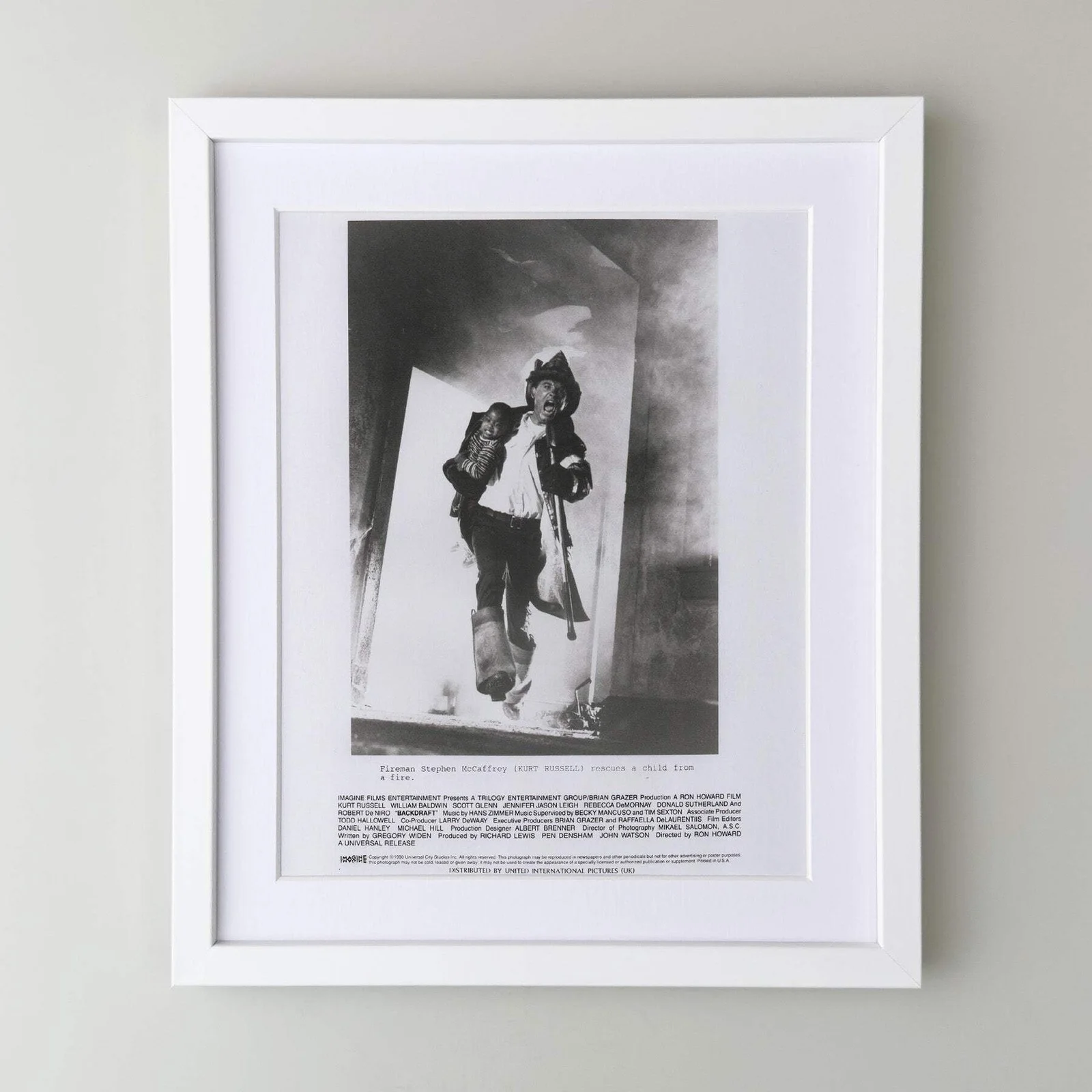 Backdraft (1990) Press Publicity Still - Framed, image 3