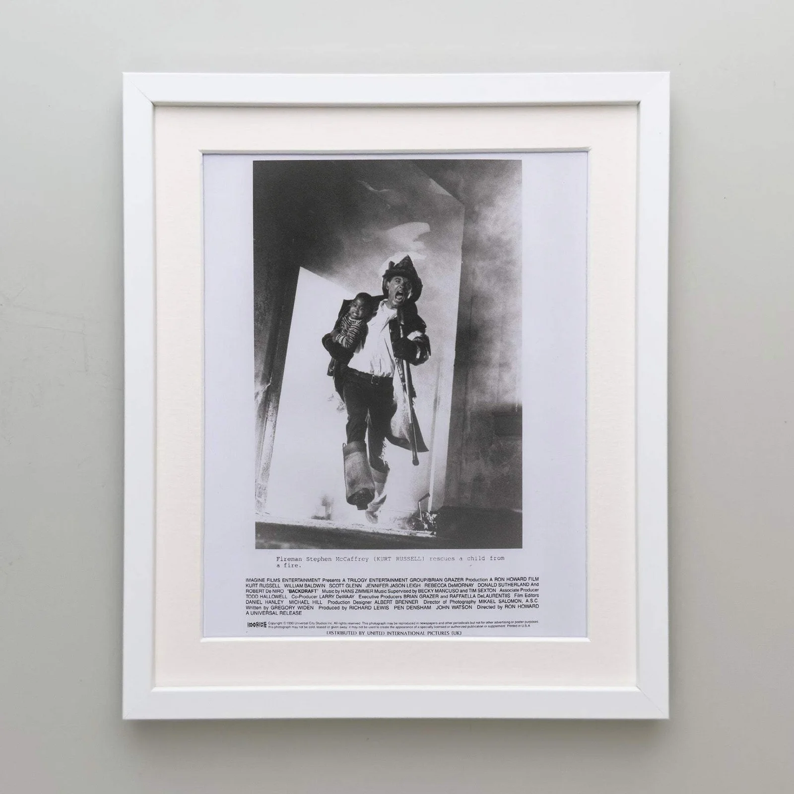 Backdraft (1990) Press Publicity Still - Framed, image 4