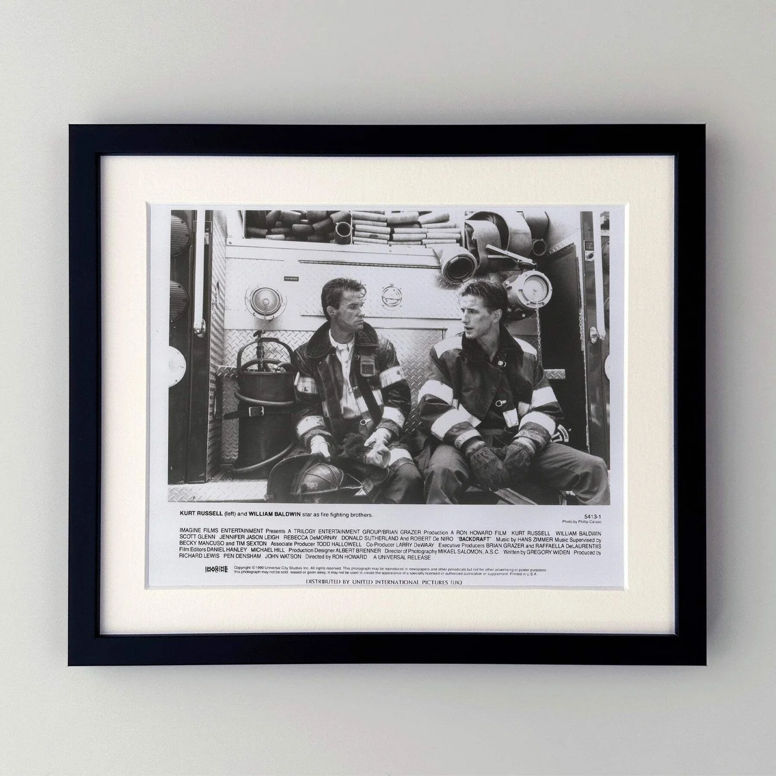 Backdraft (1990) Press Publicity Still - Framed, image 2