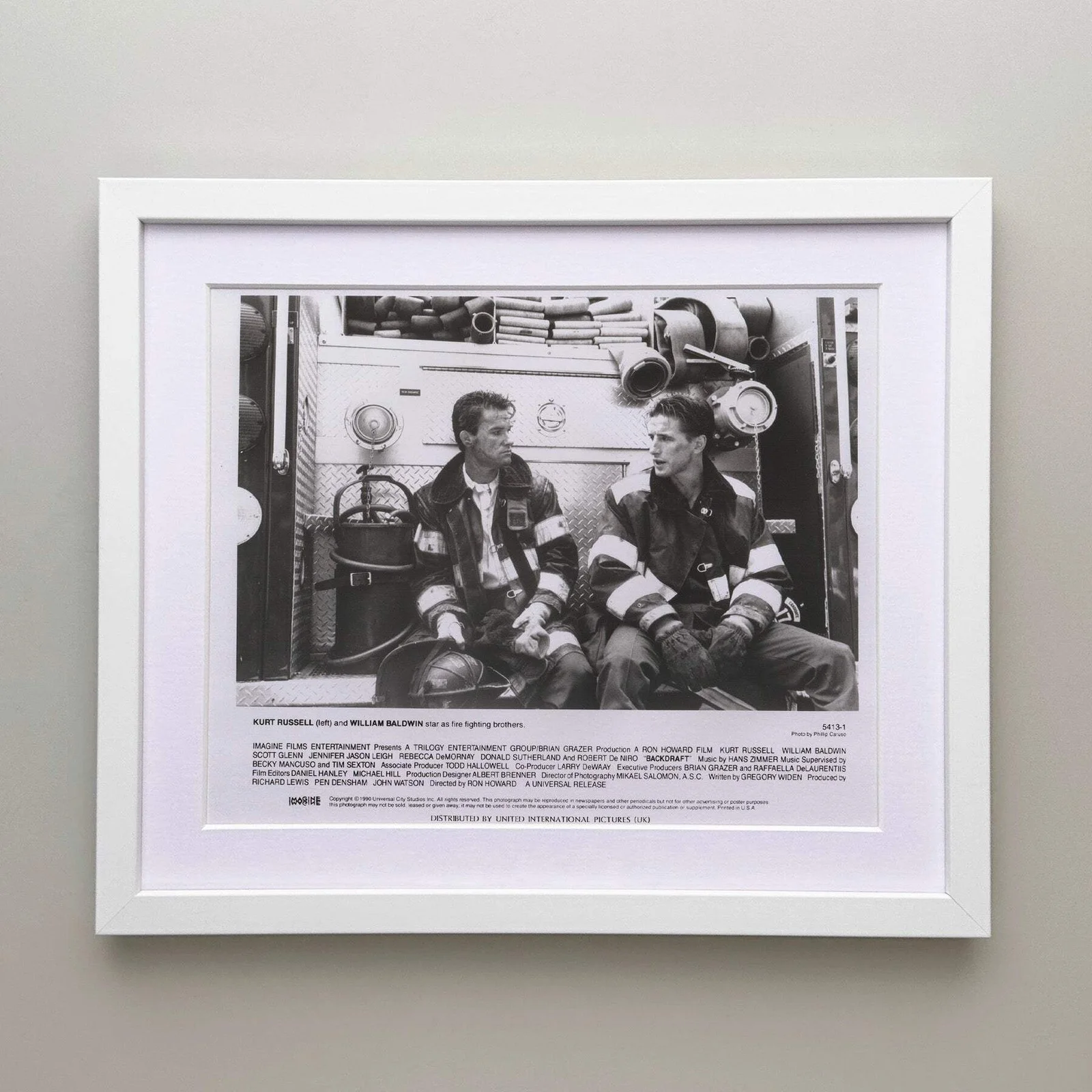 Backdraft (1990) Press Publicity Still - Framed, image 3